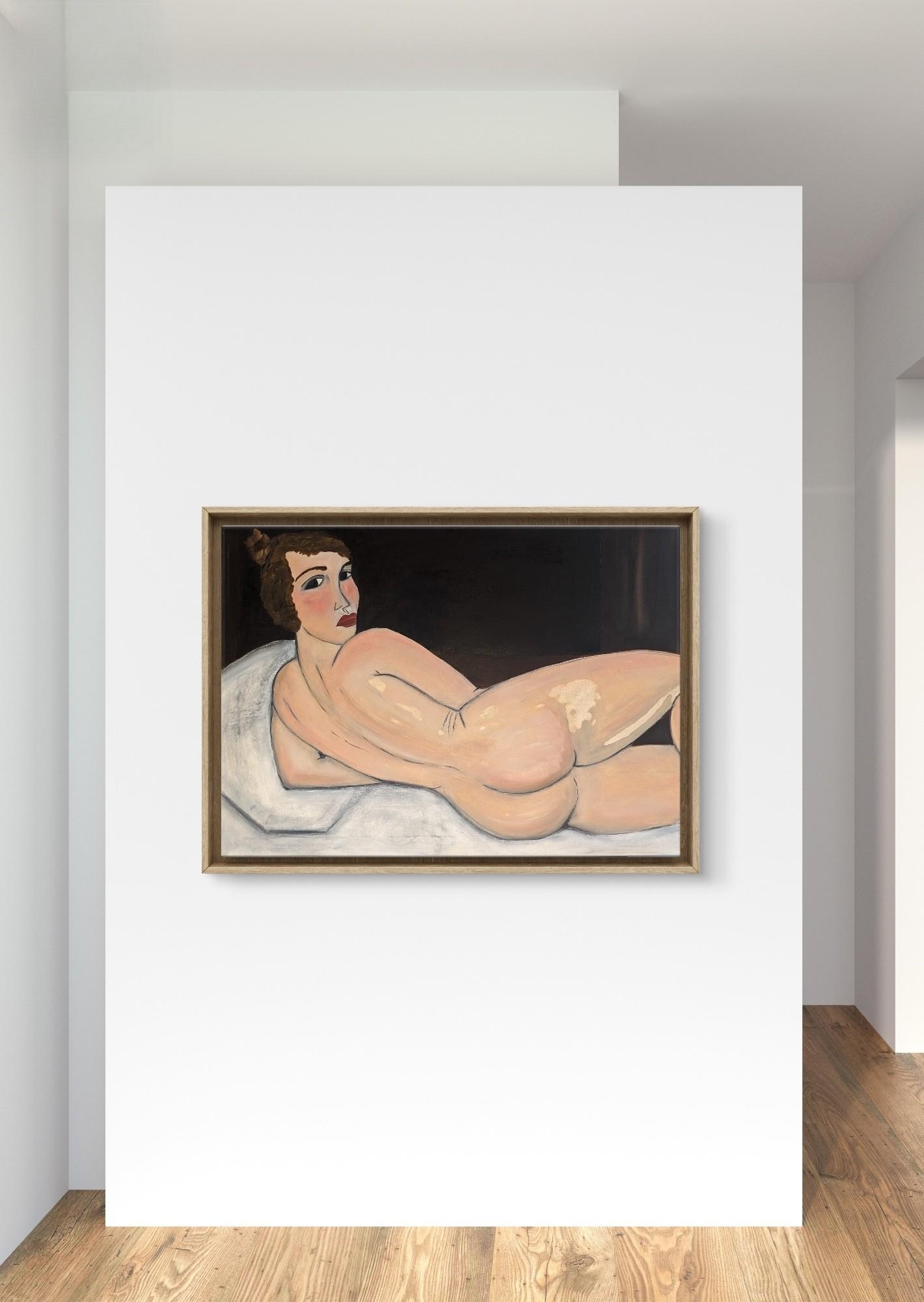 #Ölmalerei nach Amadeo #Modigliani 
50x70x2cm