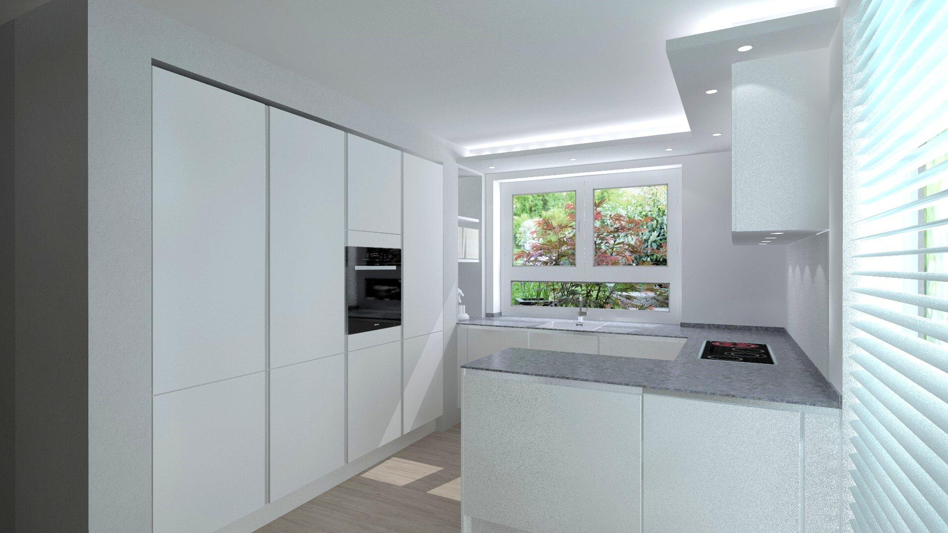 offene Küche #küche #weißeküche #einrichtungsberatung ©creative-interior
