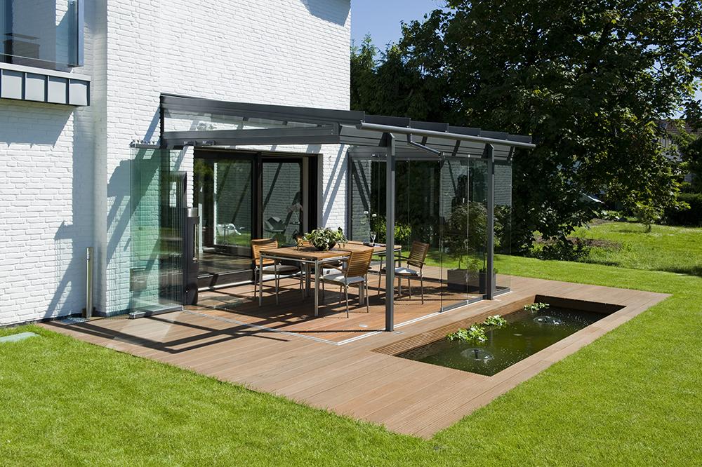 Outdoor-Living in geschütztem Raum #glashaus ©Solarlux