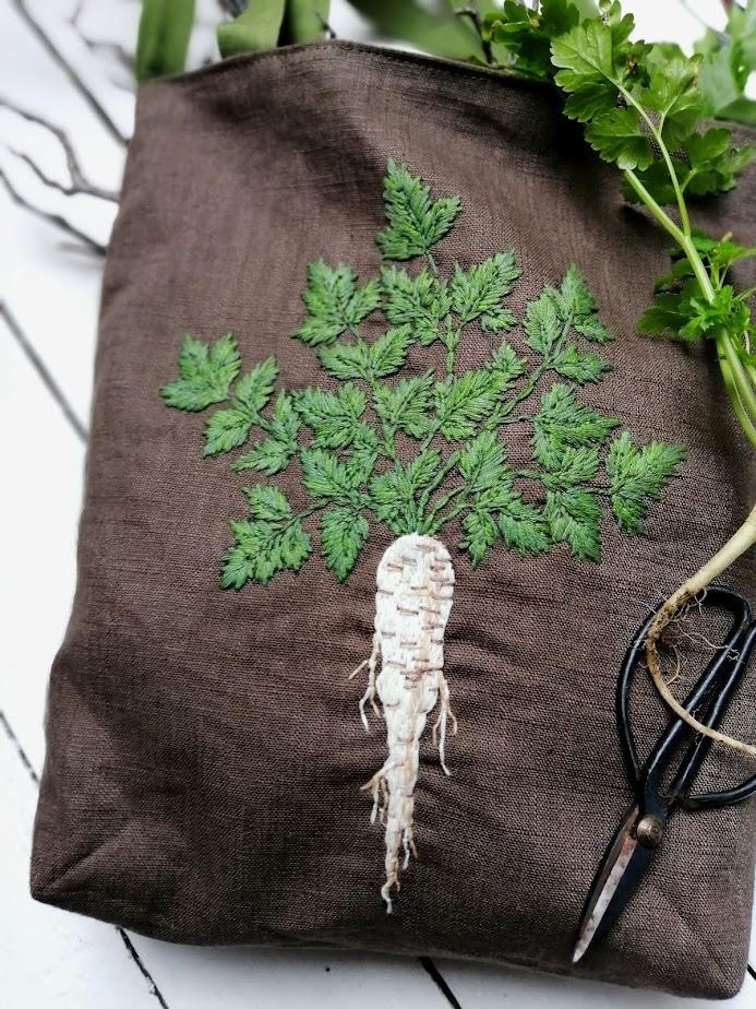 Petersielientasche 🌱
#Leinentasche #handmade #Kräuter #embroiderylove #mitliebegemacht #grün #nachhaltig #veggiebag