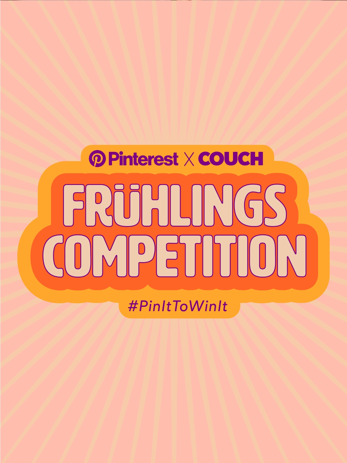 #PinItToWinIt 📌 Mach mit bei der Pinterest x COUCH Frühlings- Competition!
