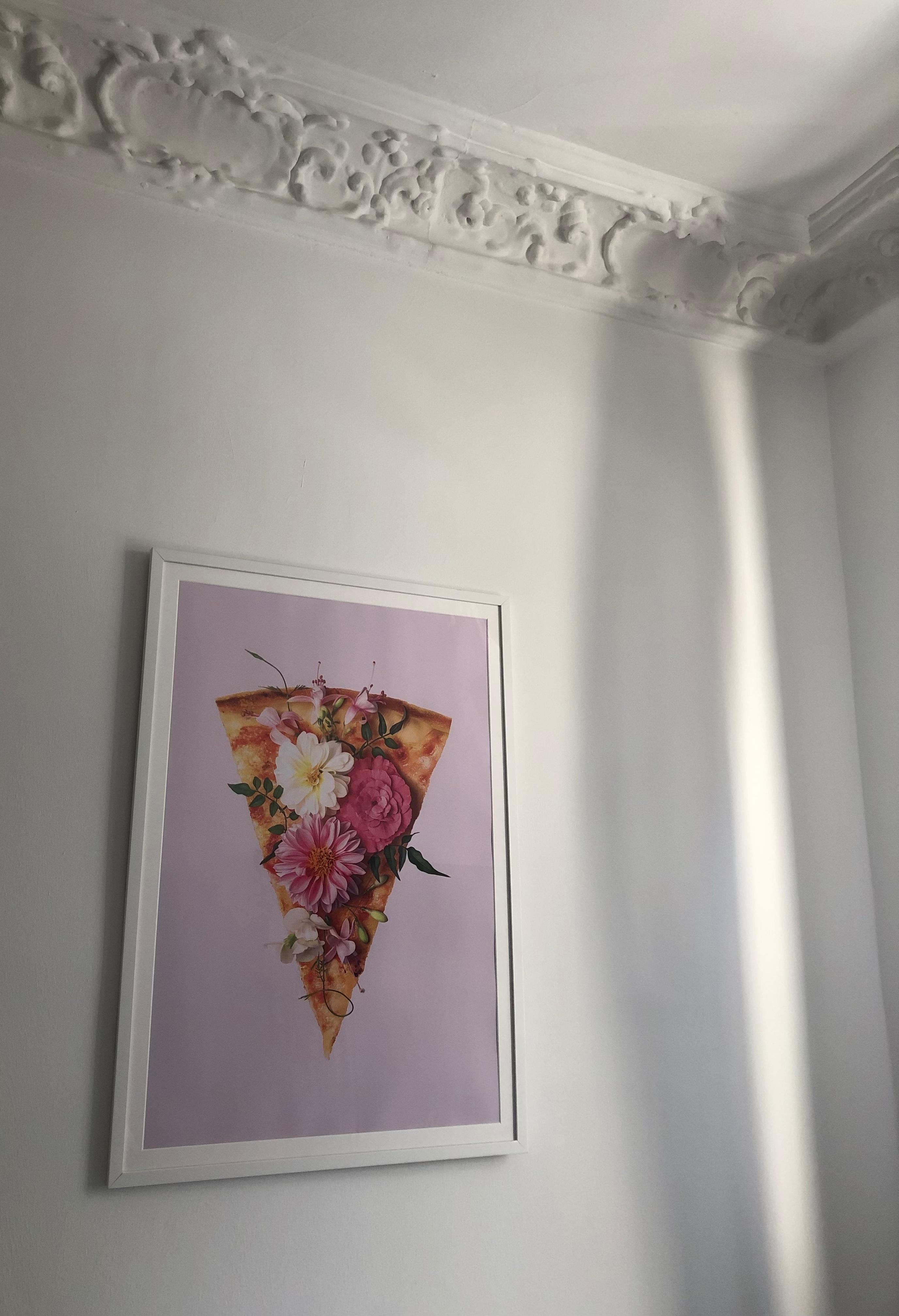 Pizza Hut aka meine #Küche 🍕 Seid ihr Team klassische #Kunst oder kreative #Poster ? 
#bild #bilderrahmen #wanddeko 