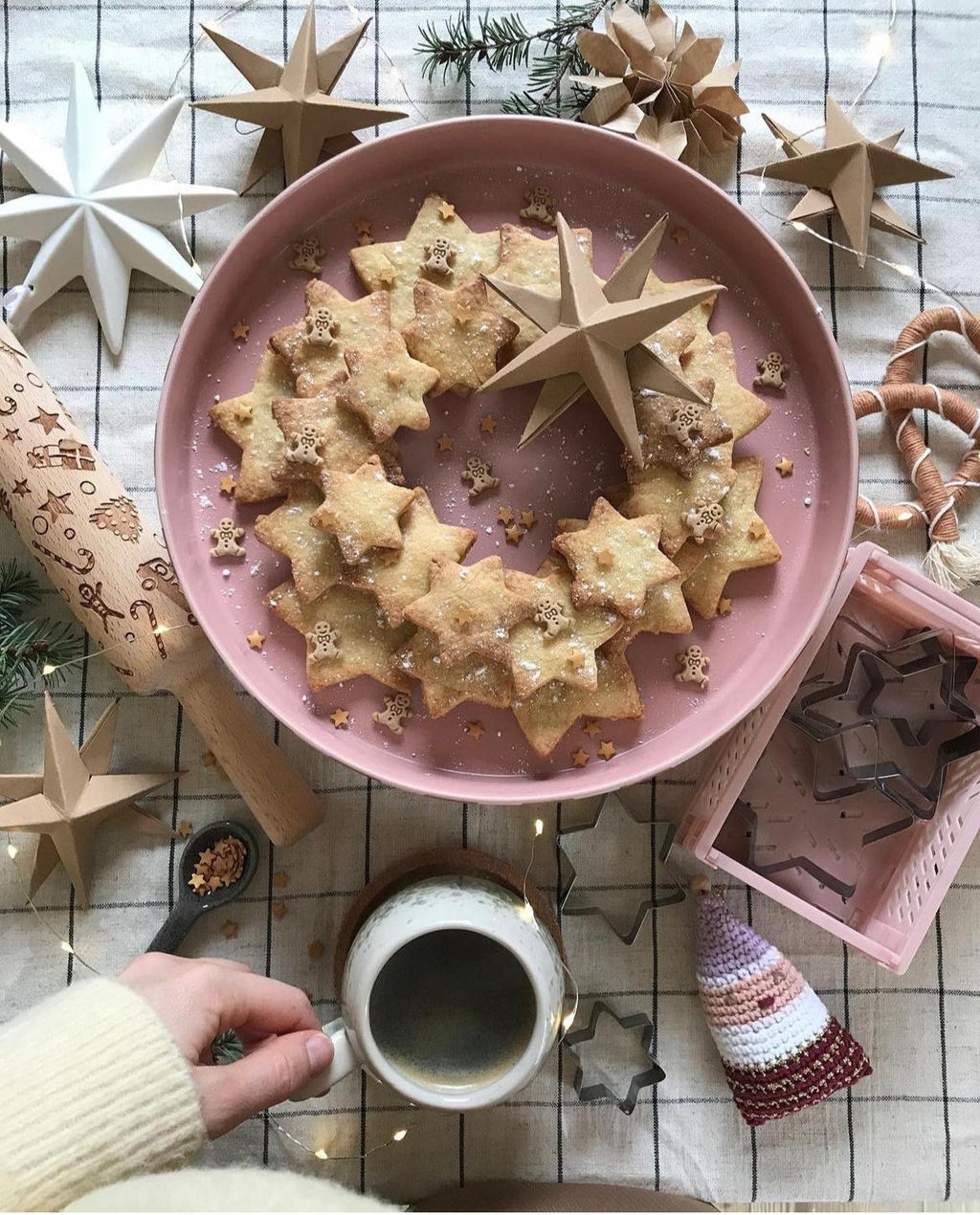 Plätzchen backen gehört mit zur Tradition #backenfü.