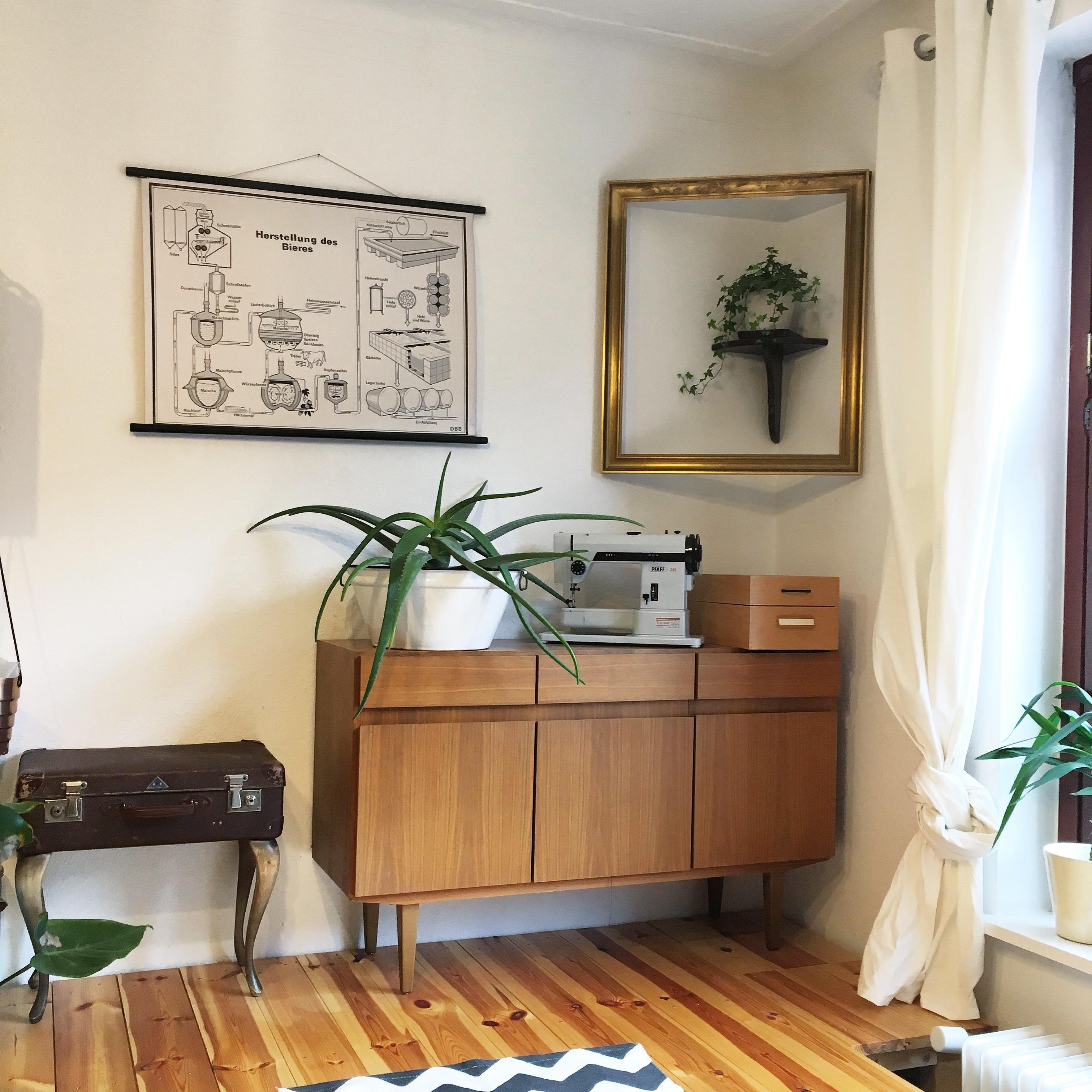 Podestecke und Stoffversteck #Wohnzimmer #60ies #danishdesign