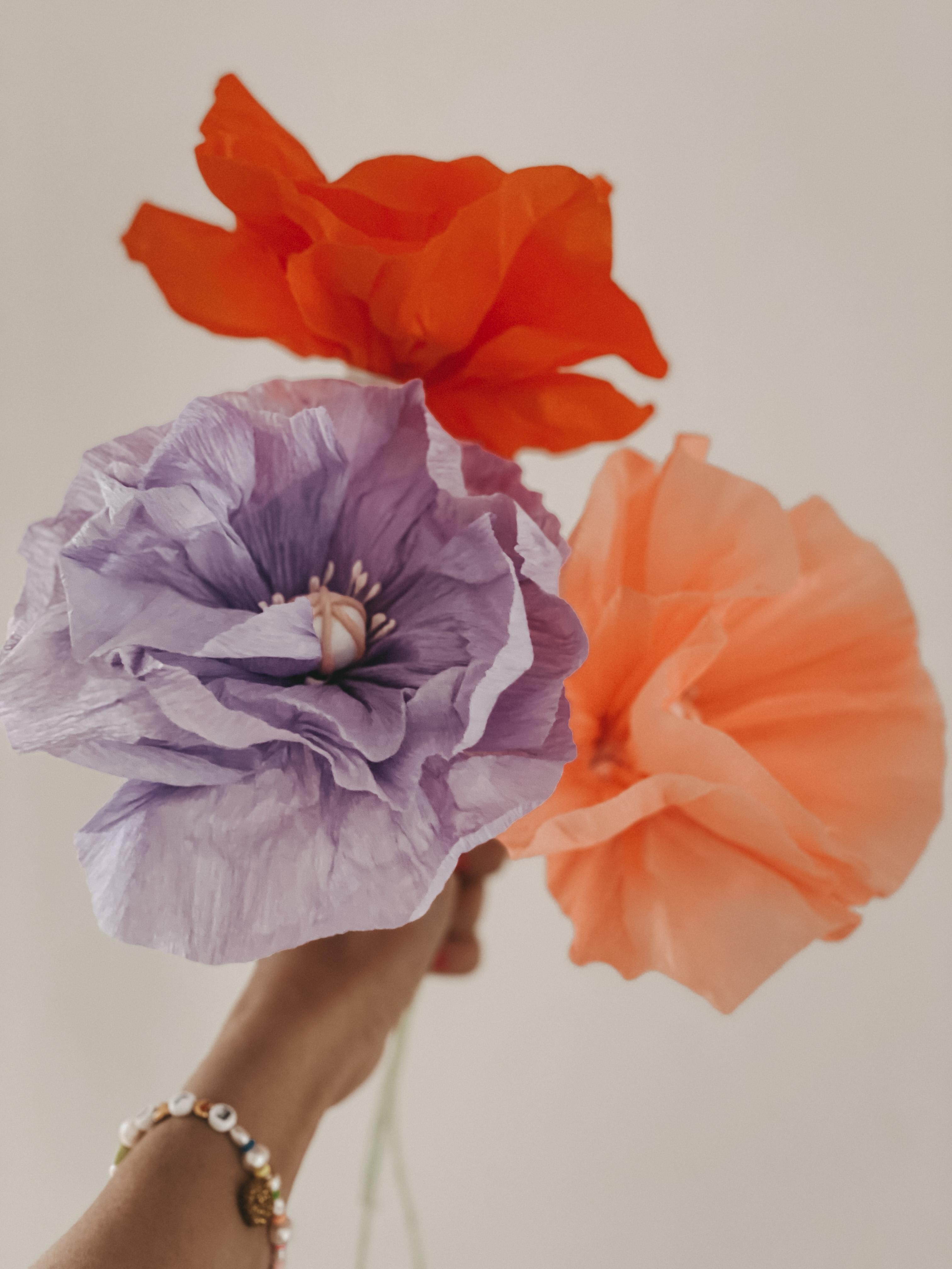 Poppyliebe 🌸 DIY - Papierblume