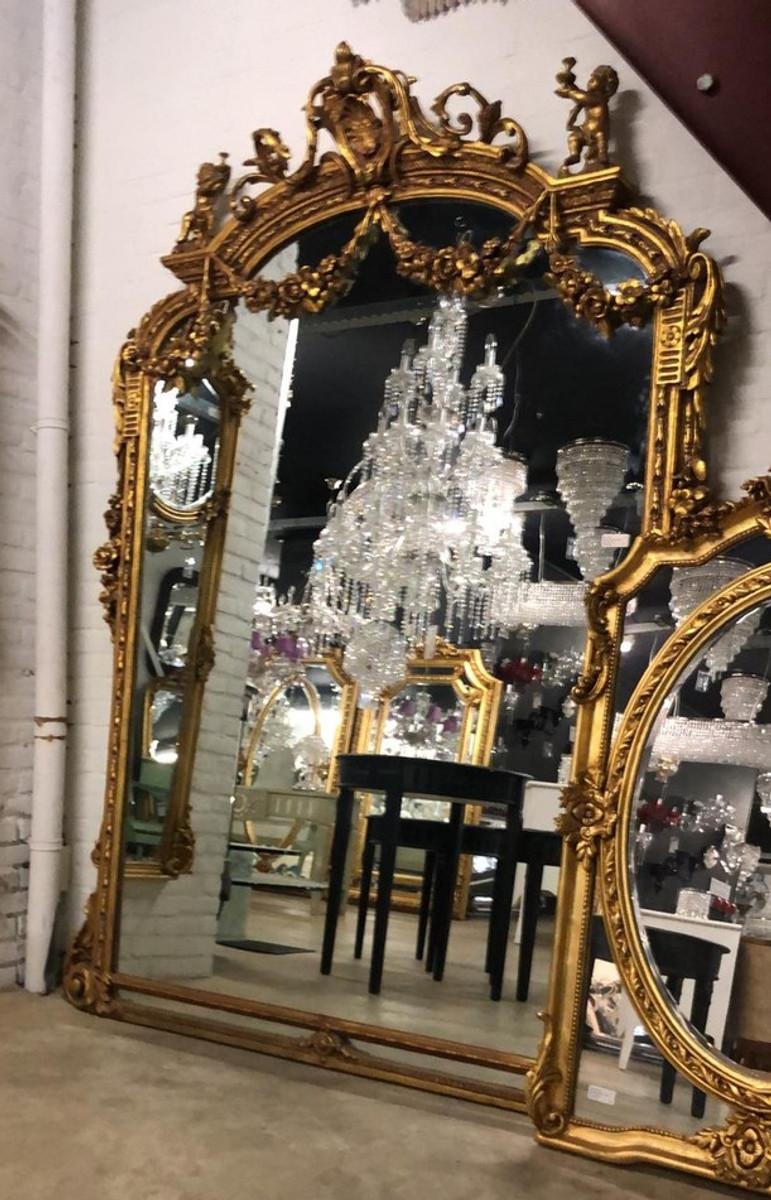 RiesigerBarock Prunk Spiegel in Gold von Casa Padrino