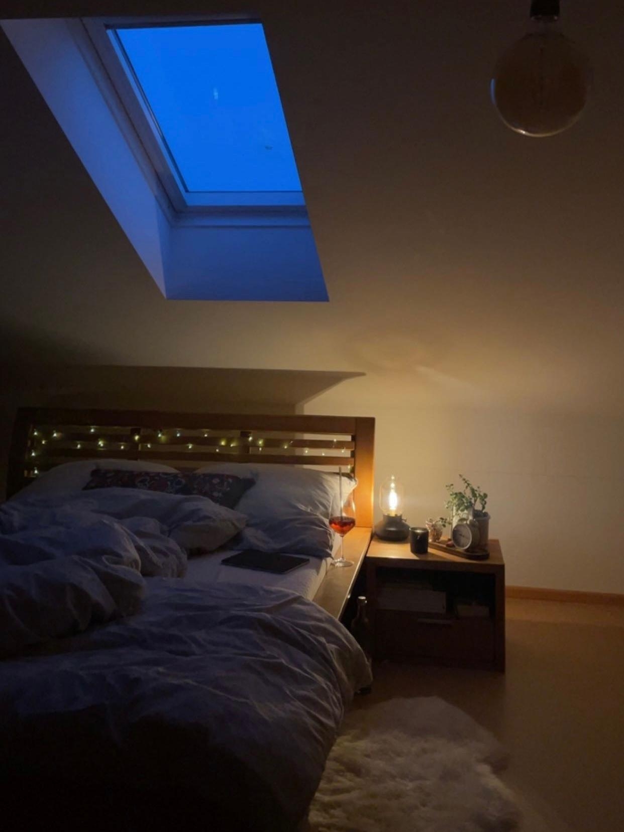 schlafen unter‘m Sternenhimmel 
#dachschräge #schlafzimmer #landleben