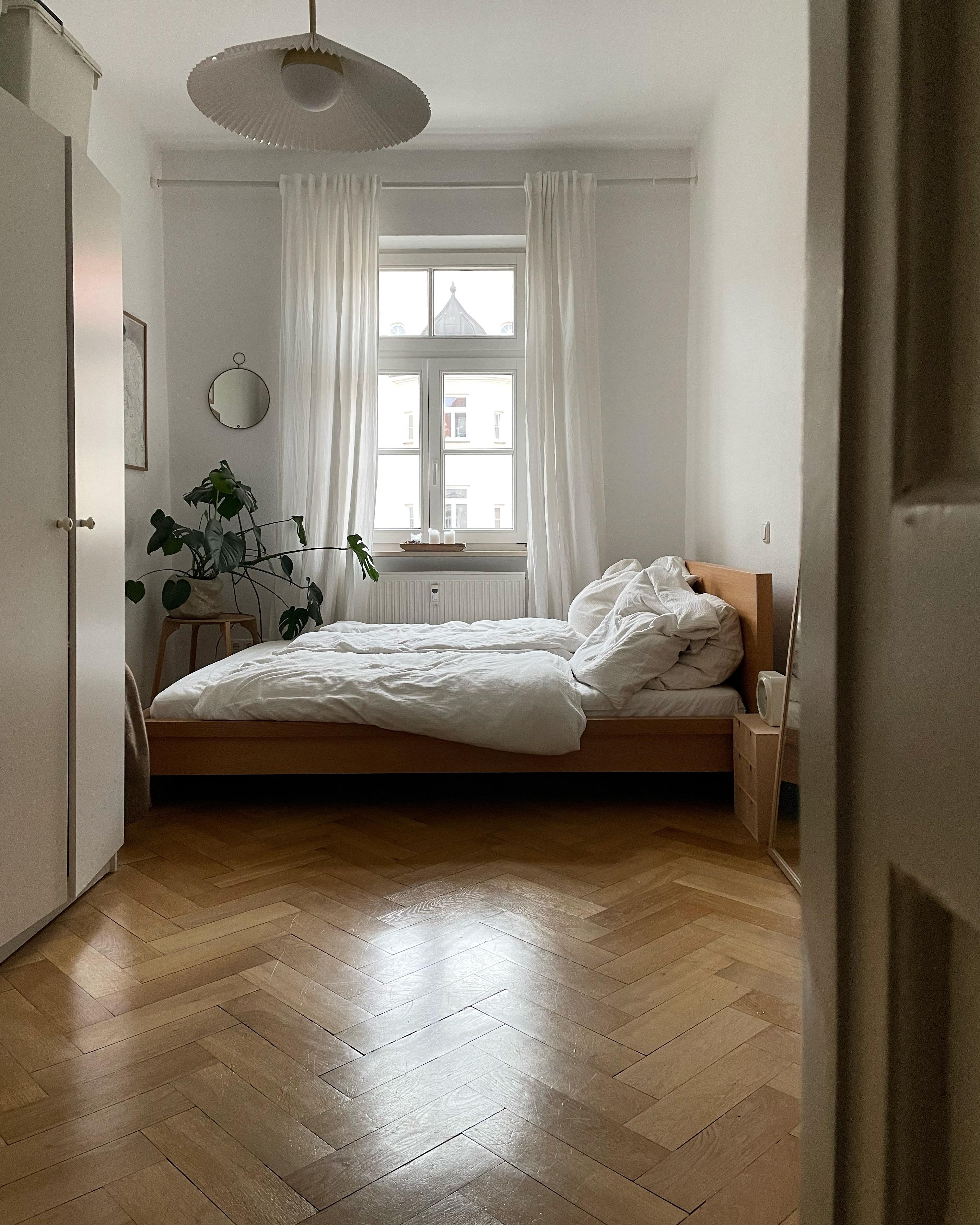 #schlafzimmer #altbau #minimalism #naturtöne