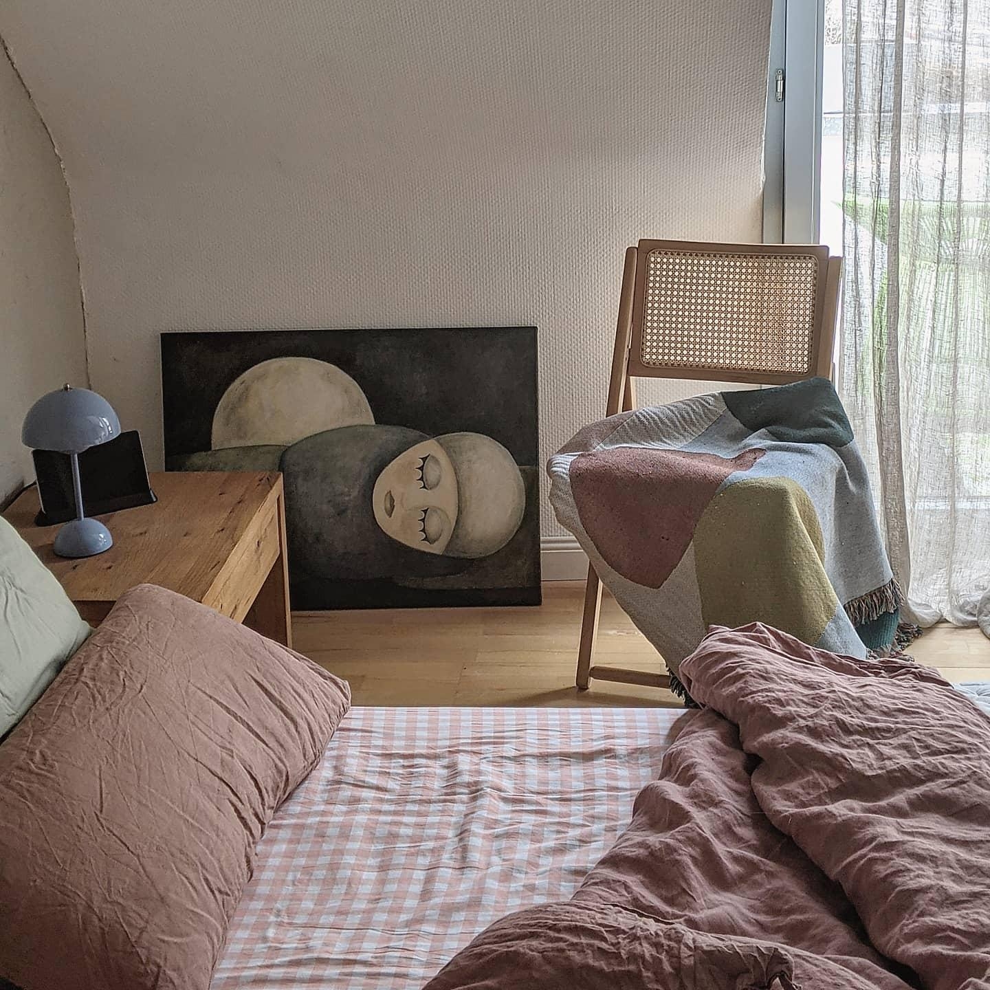 #schlafzimmer #bild#home#wohnen#living#altbau#interior#home#bett#scandinavisch#couchstyle#cozy