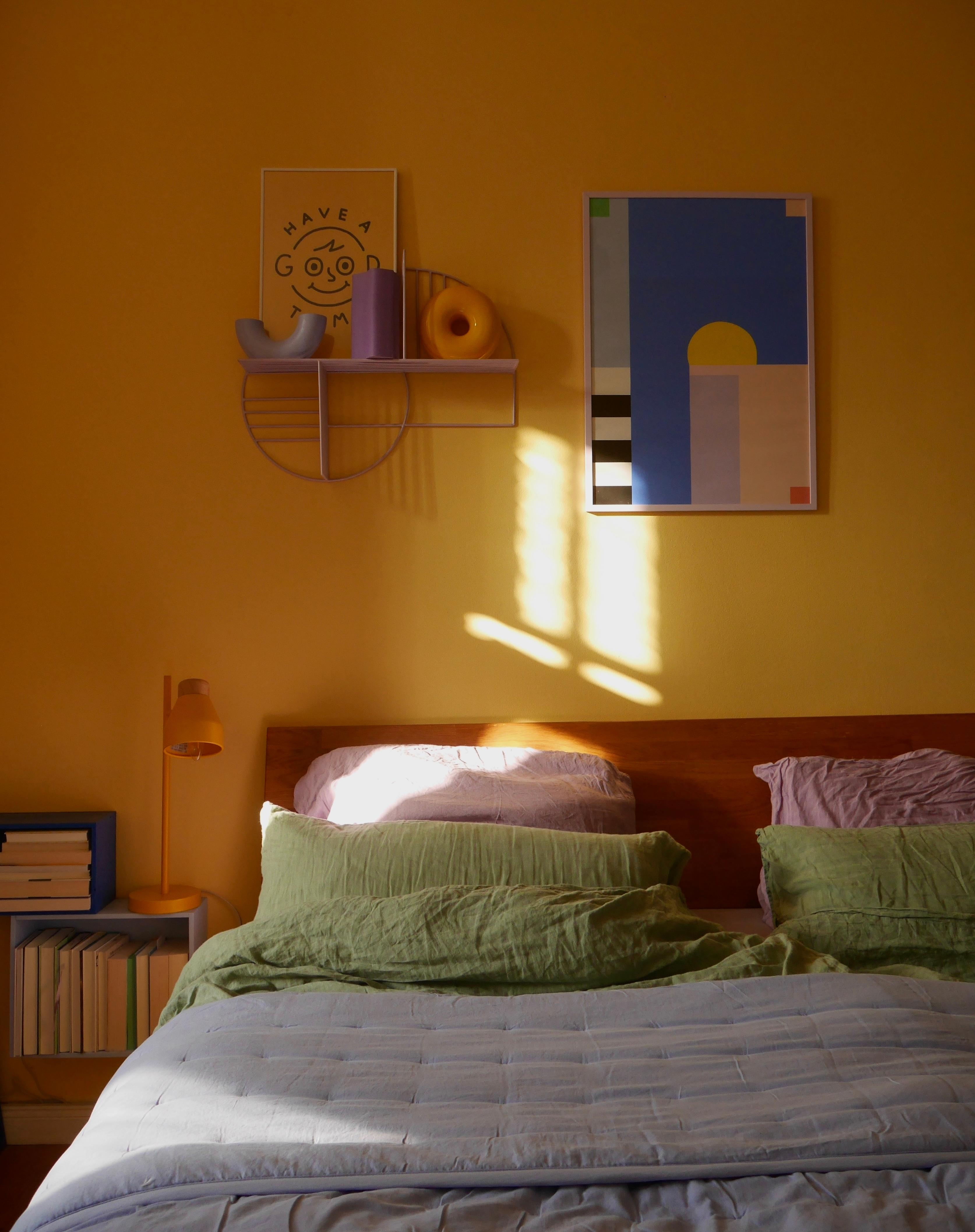 #schlafzimmer #bunt