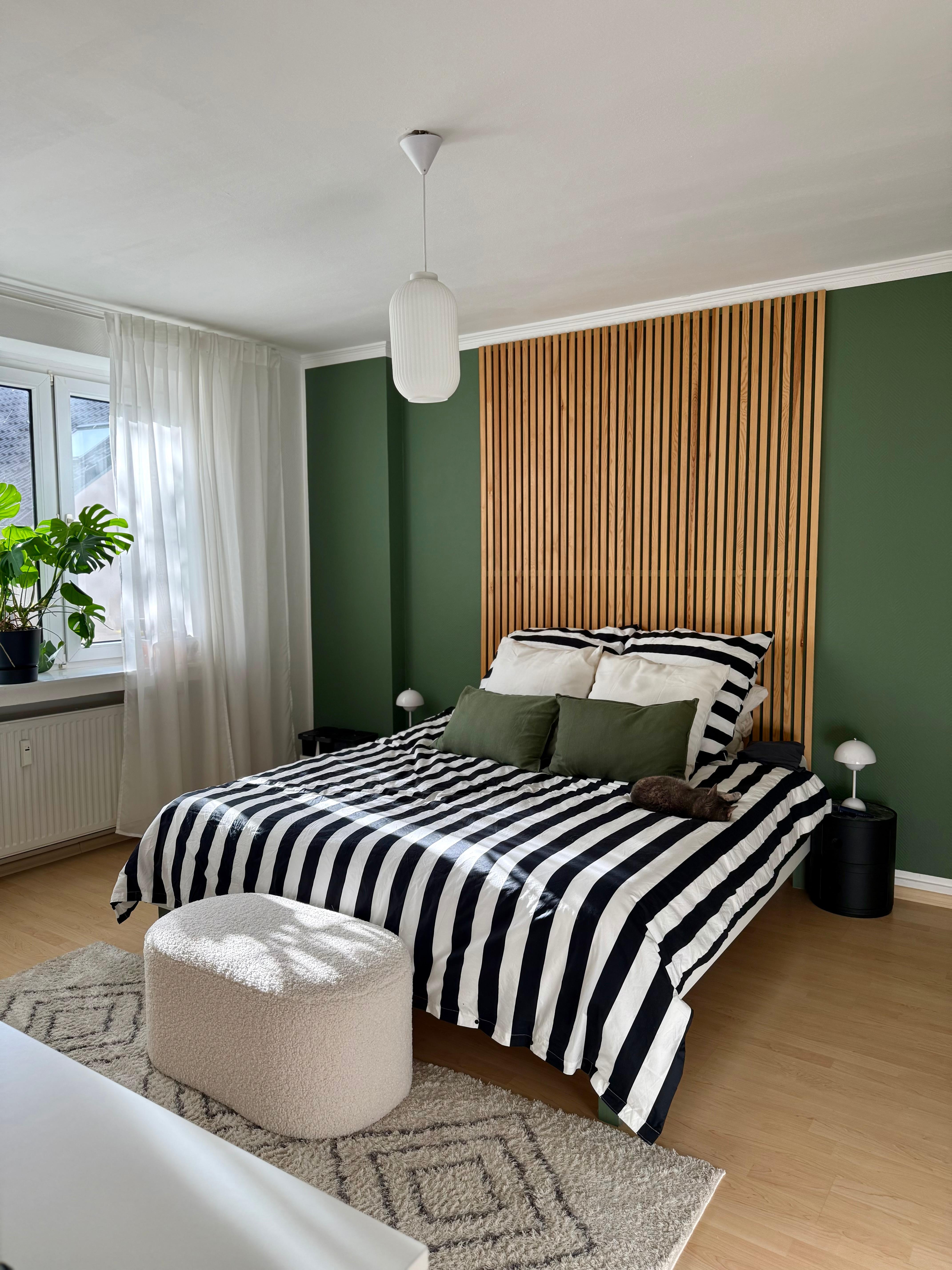 #schlafzimmer #green #blackamdwhite #skandi #japandi