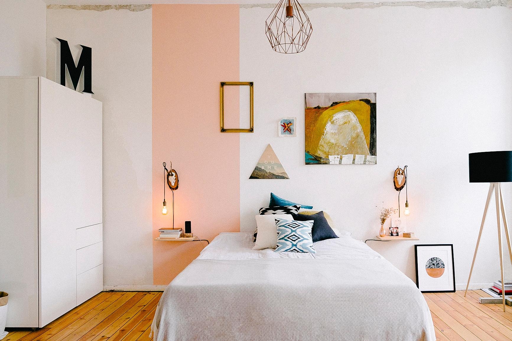 #schlafzimmer #interiordesign #bedroom #artwall