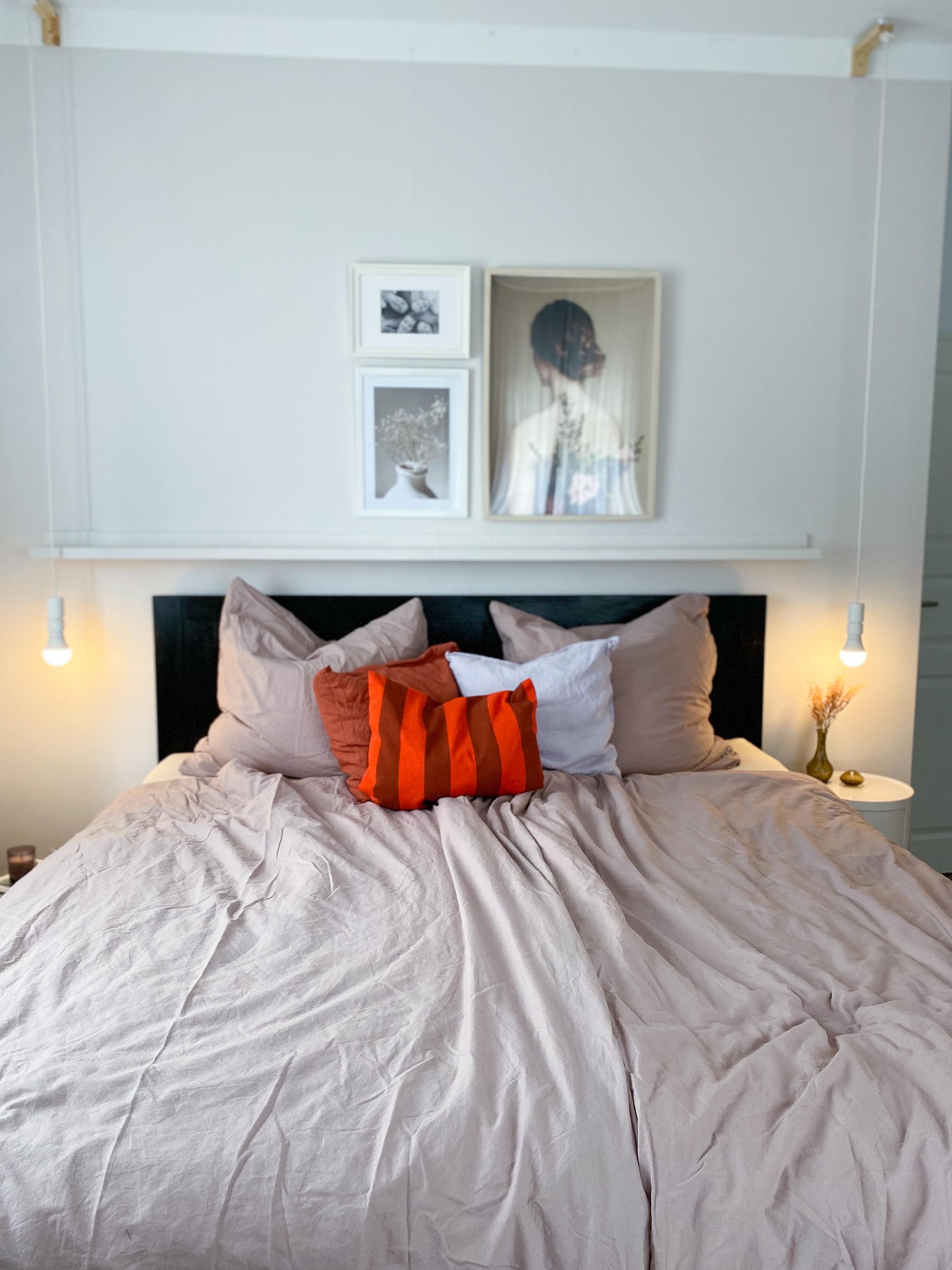 #schlafzimmer #livingchallenge warme herbsttöne fürs Schlafzimmer, damit man auch schnell im Schlaf versinkt😴😴
