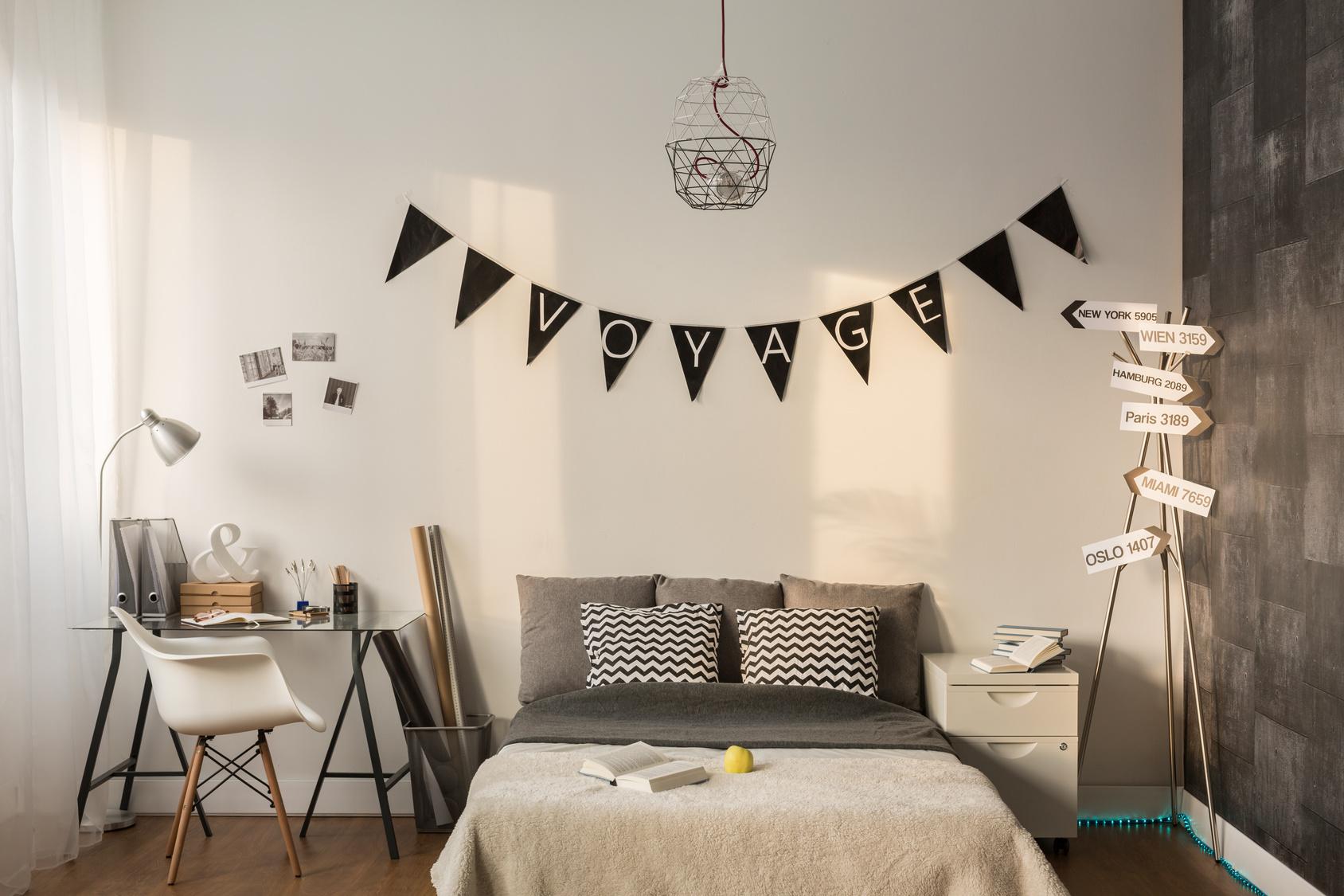 Schlafzimmer #skandinavischesdesign #nordicstyle ©Photographee.eu - Fotolia