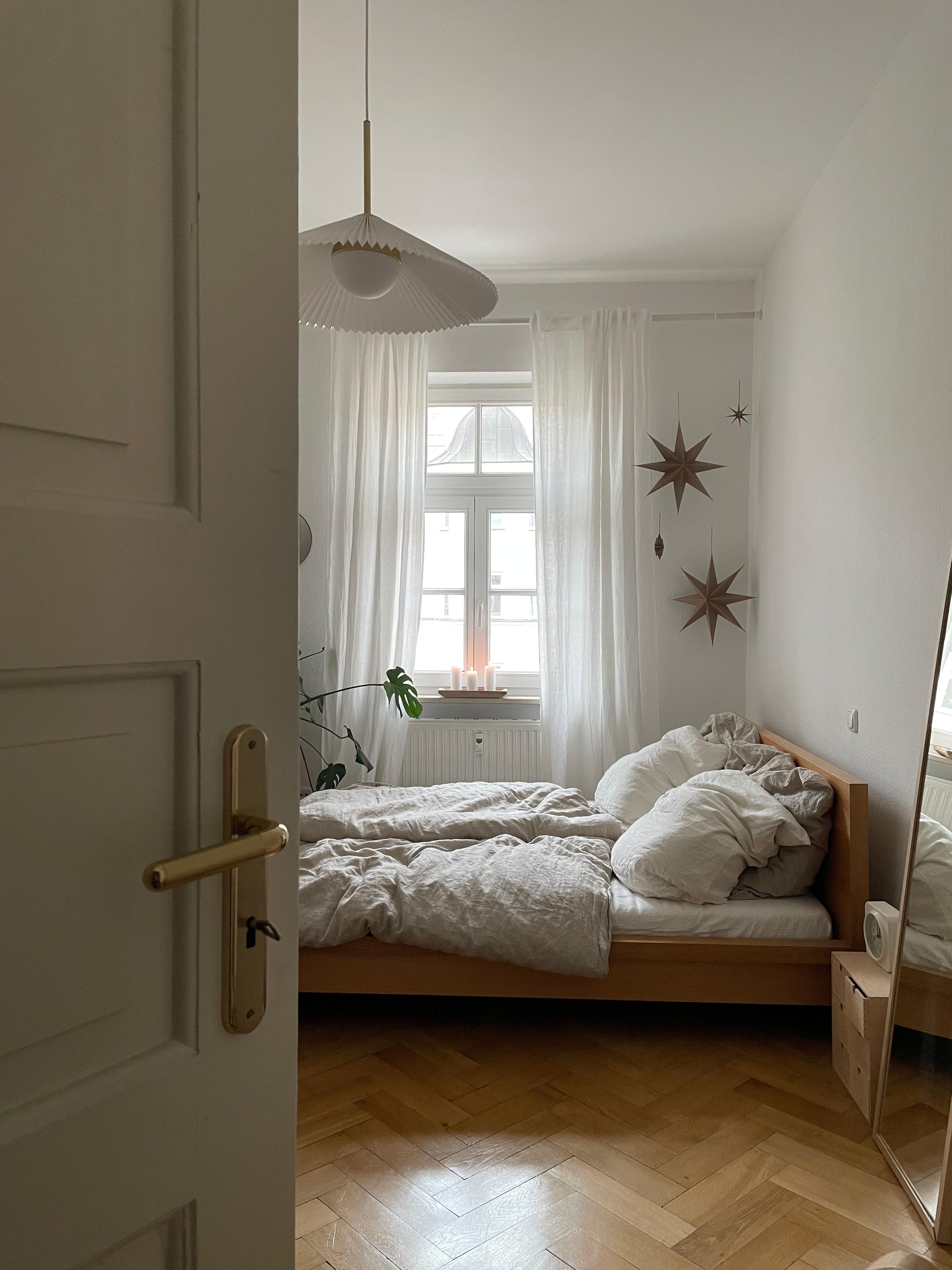 #schlafzimmer #sterne #weihnachtsdeko 