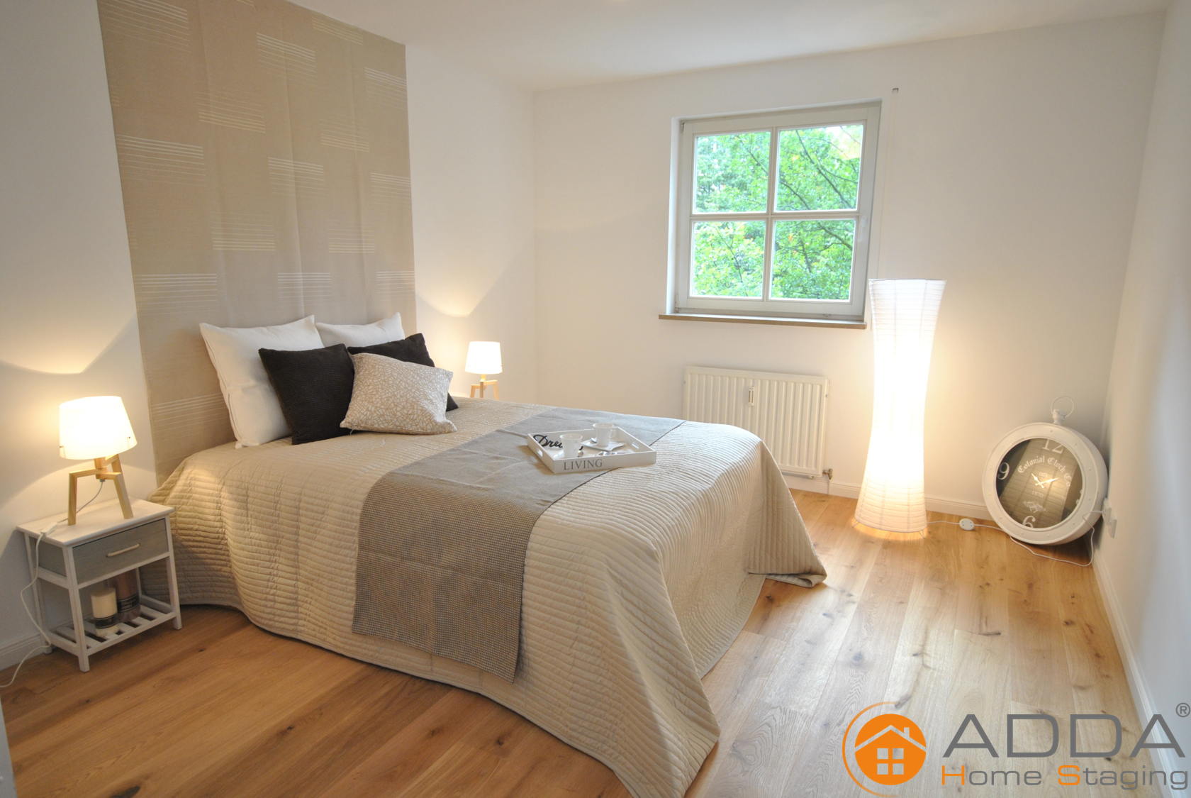 Schlazimmer nach ADDA Homestaging #raumgestaltung ©ADDA Homestaging