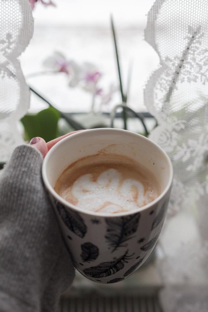 Schnee! Aber erst einmal #kaffee! 