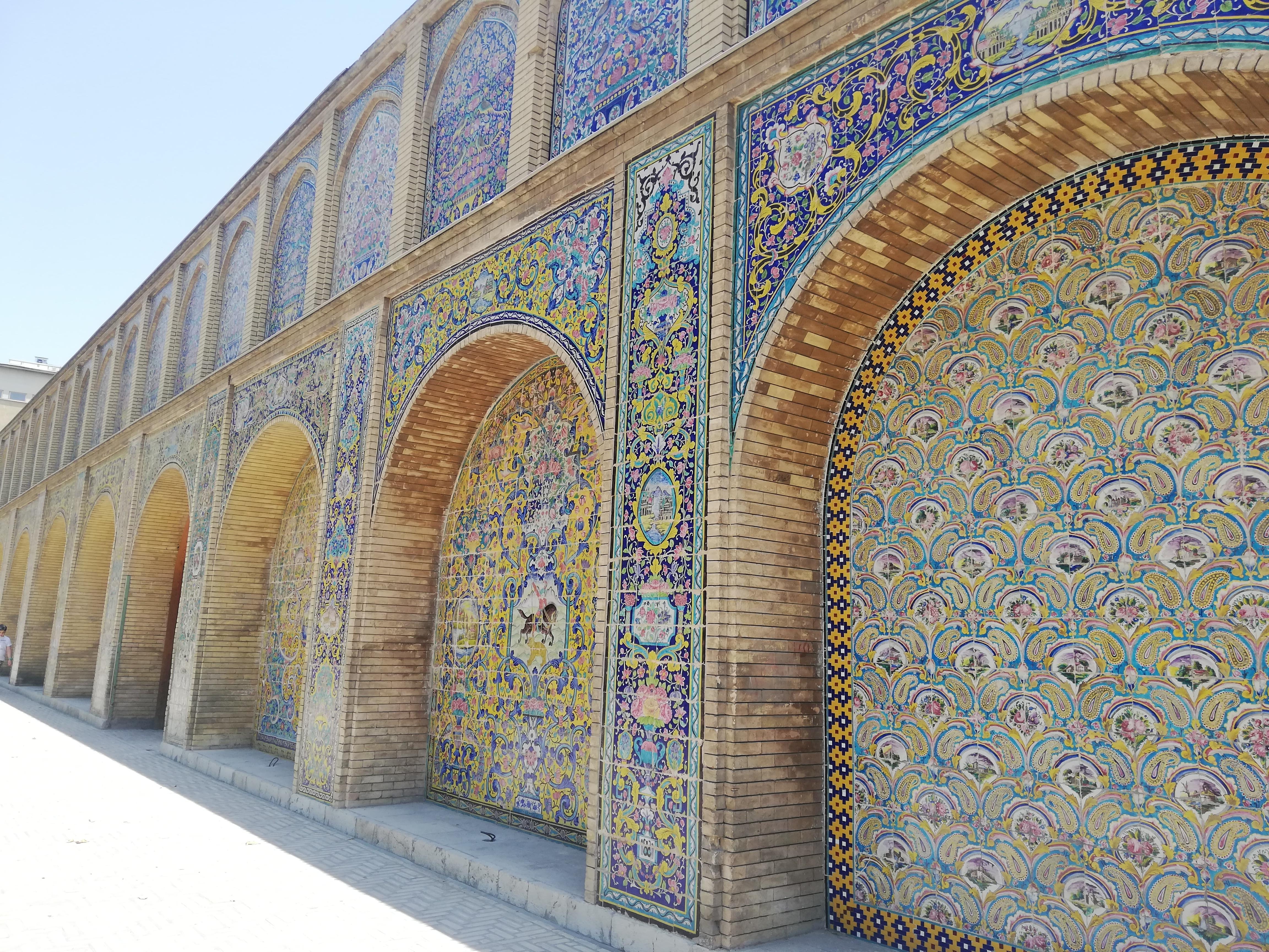 Schockverliebt in die Fassade des Golestan Palast in Teheran #verliebt #teheran #art