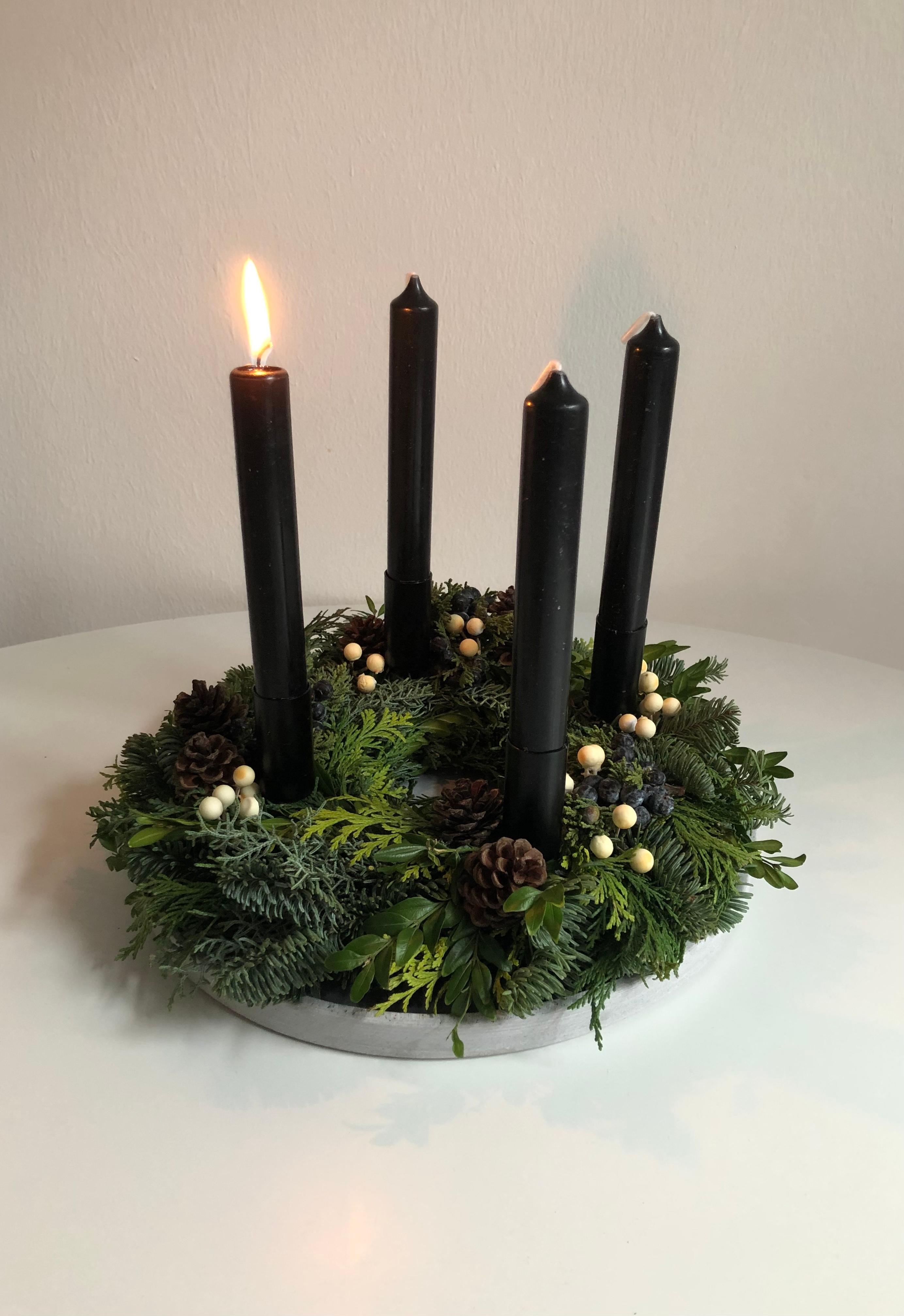 Schönen 1. Advent 🕯 #advent #adventskranz #DIY #natural #skandi #scandi #weihnachten 