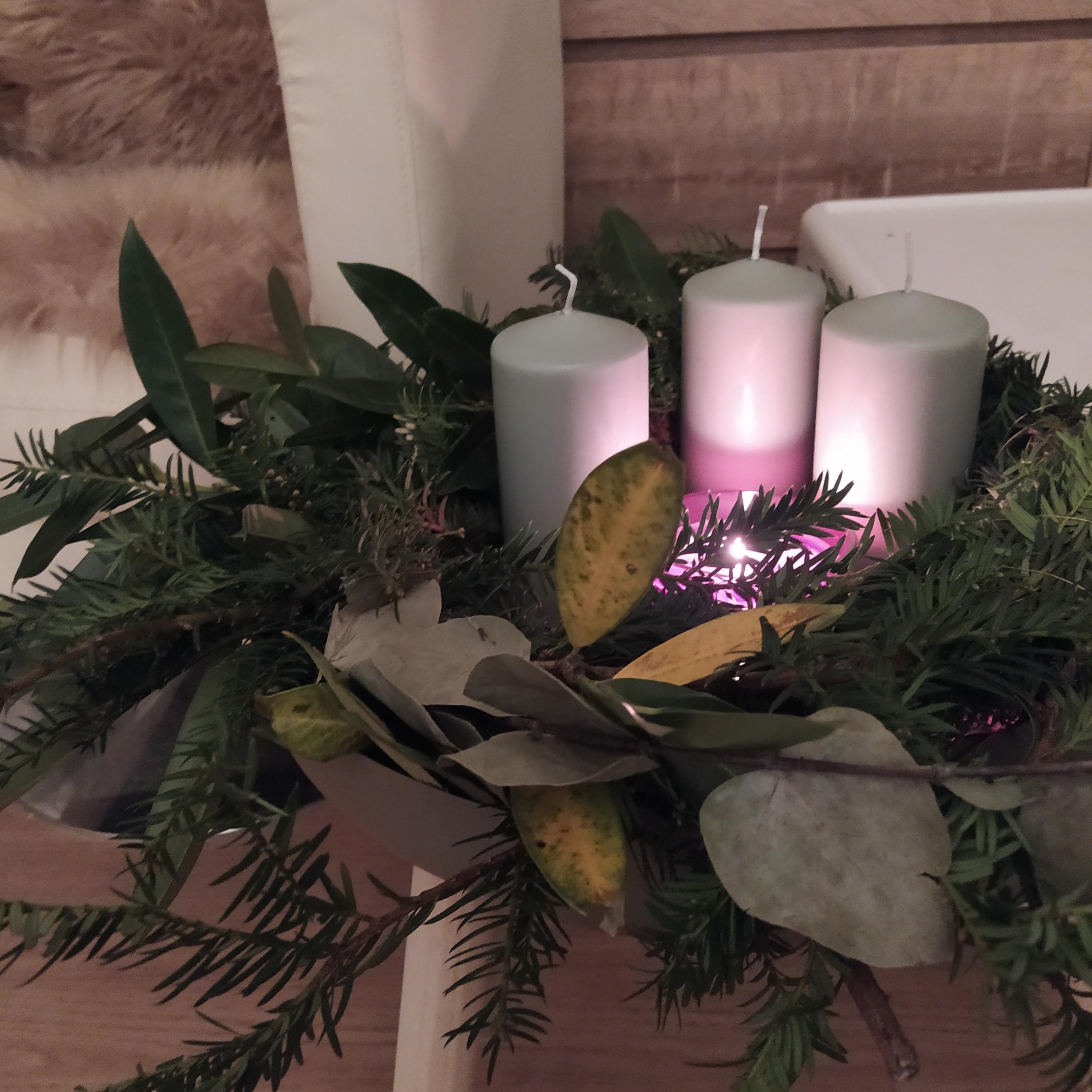 Schönen 1.Advent #Adventskranz #Weihnachtsdeko 