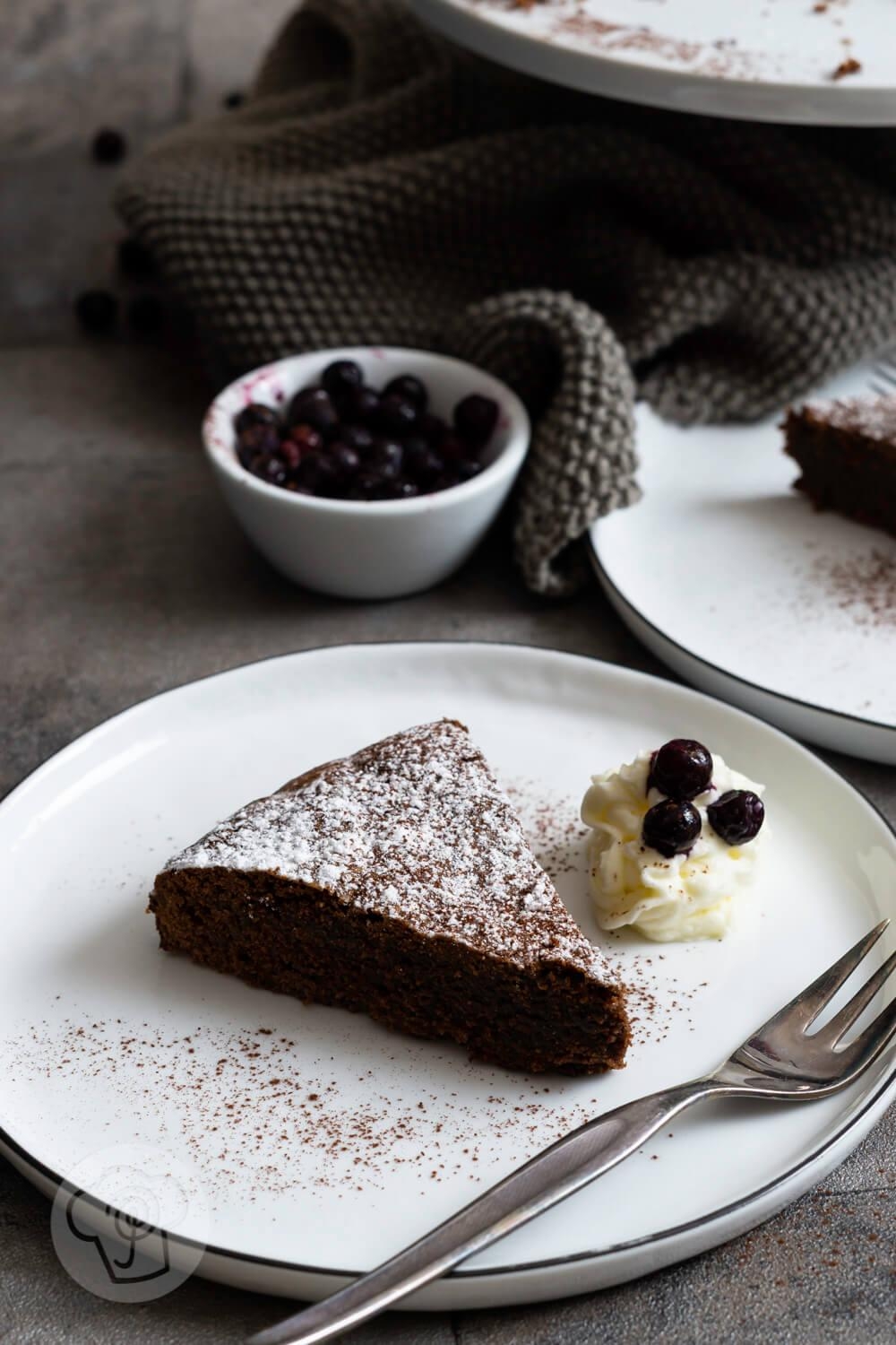 Schwedischer Schokoladenkuchen. Wer Brownies mag, wird den Kuchen lieben. #schokolade #schokokuchen #schweden