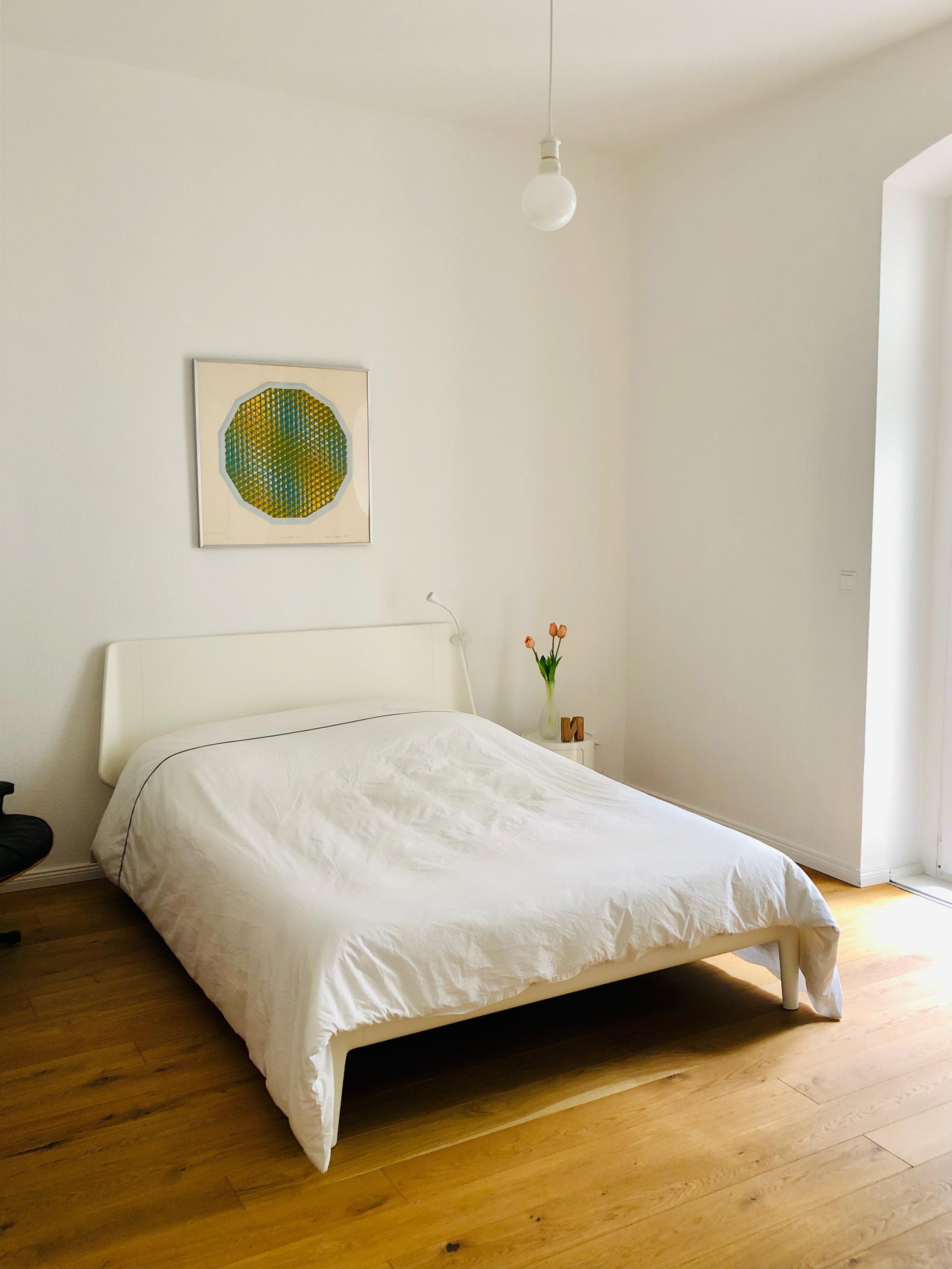 Servus Minga, hello Berlin! Mein neues Schlafzimmer. Mein neues Bett. #clean #minimalistisch #auping 