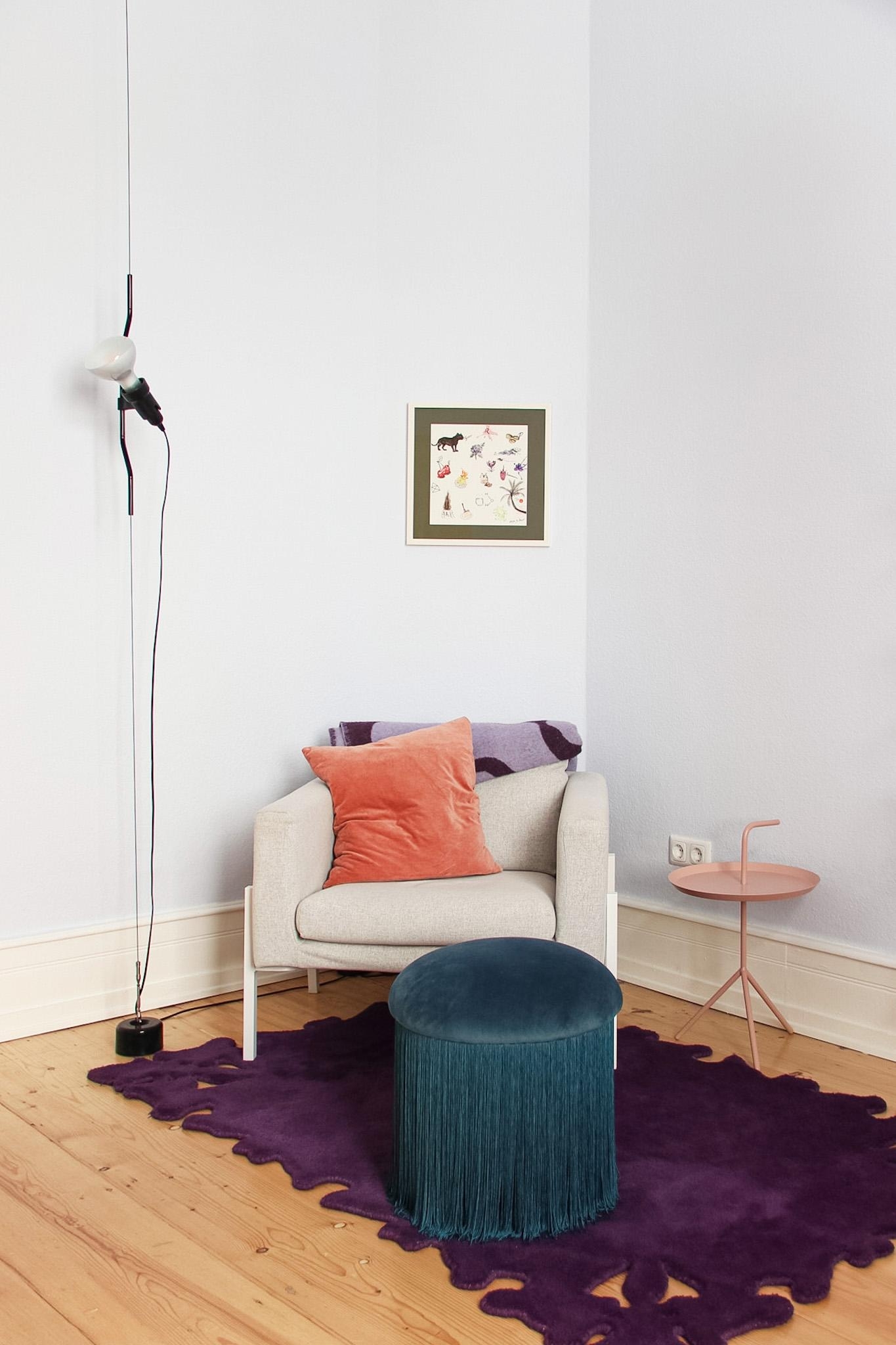 #Sessel #Leseecke #Couchliebt #Couchstyle #Altbau #Teppich #Pastell #Farbe #Skandi #Hocker #Farbenfroh