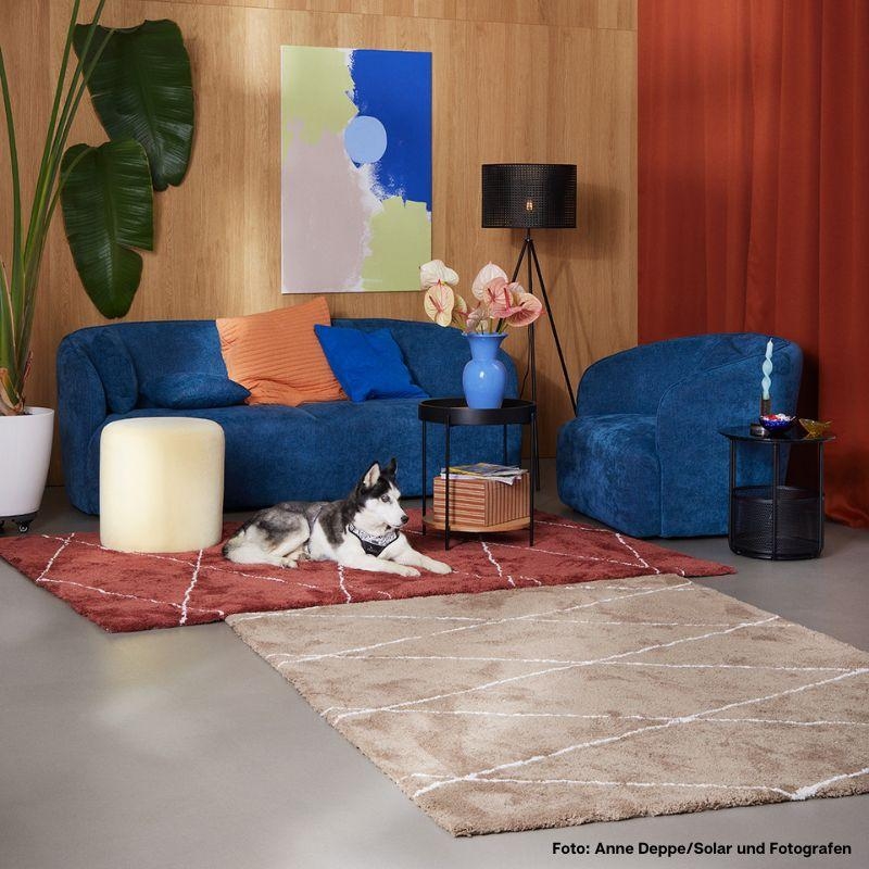 Seventies Vibes für zu Hause gibt's mit unserem Sofa und Sessel "Knautschzone" #COUCHLieblingsstücke