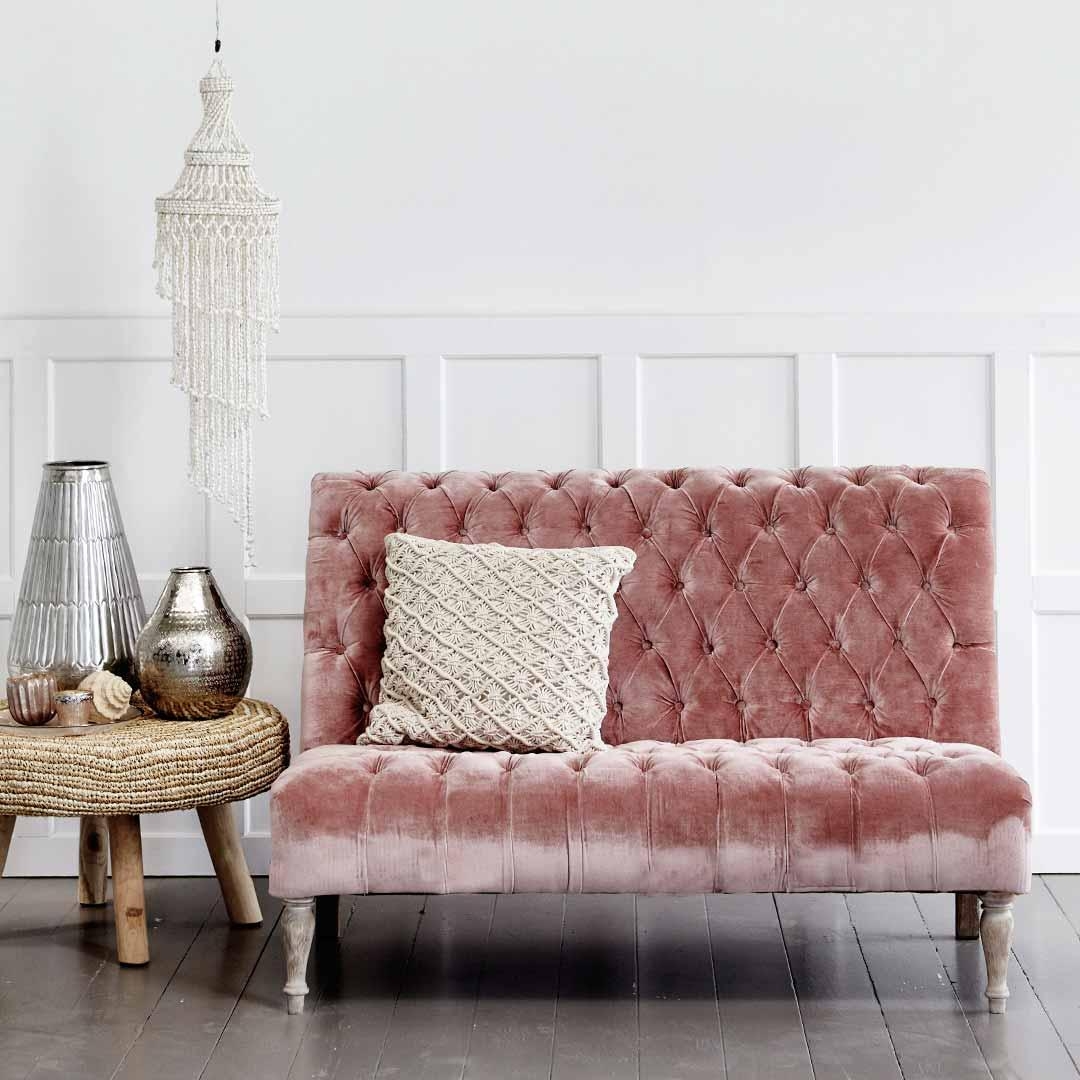Skandinavisches Design in Rosa
#wohnzimmer #bohostyle

