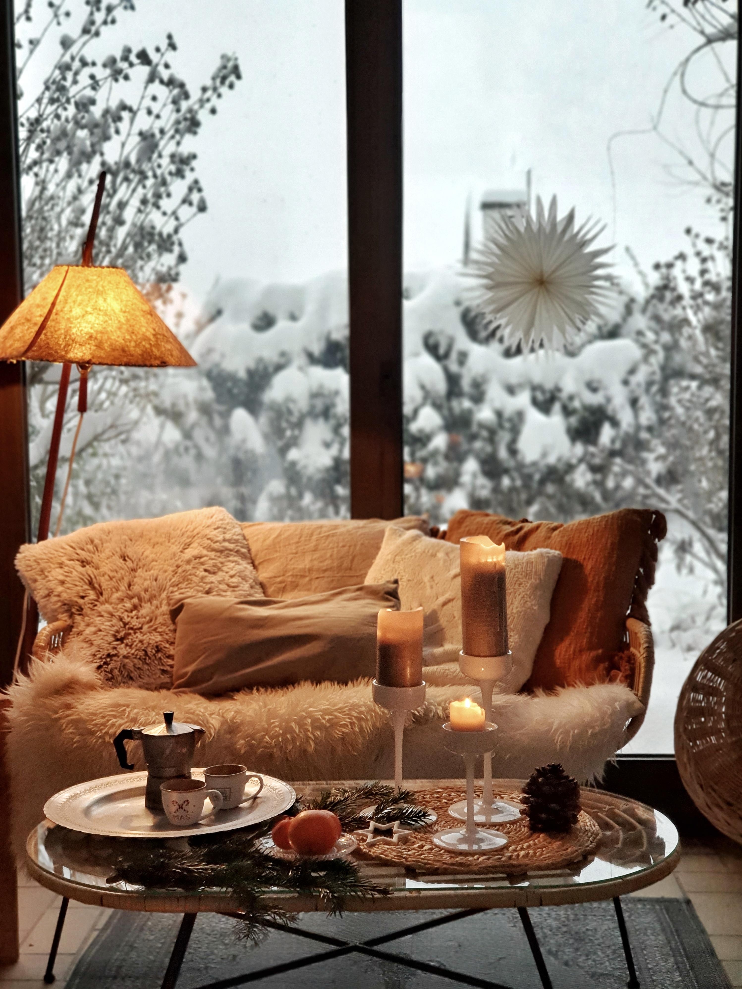 #skandistyle #interior #papierstern #winter #schnee #wohnzimmer