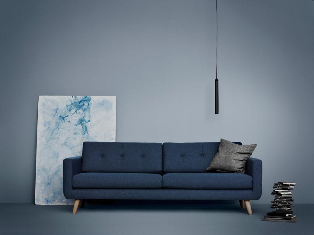 Sofa "Conrad" in moonlight blue #sofa ©SofaCompany