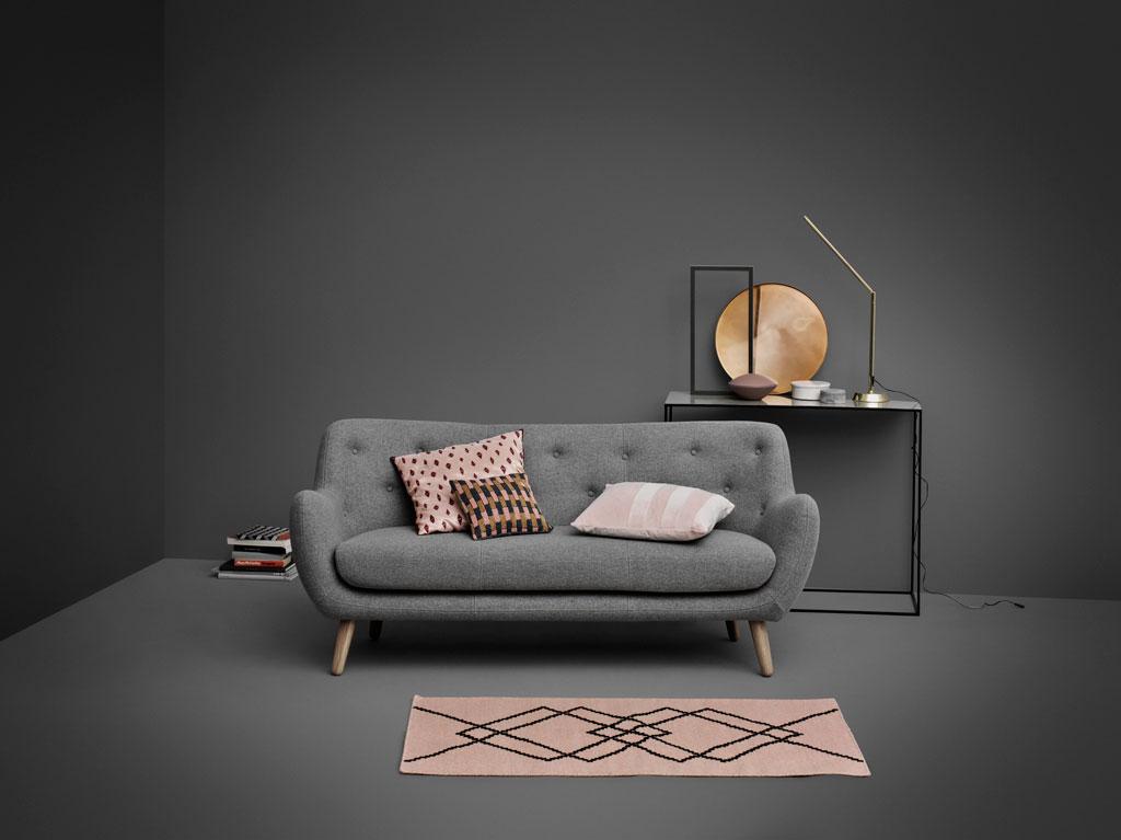 Sofa "Herman" in light grey #sofa ©SofaCompany