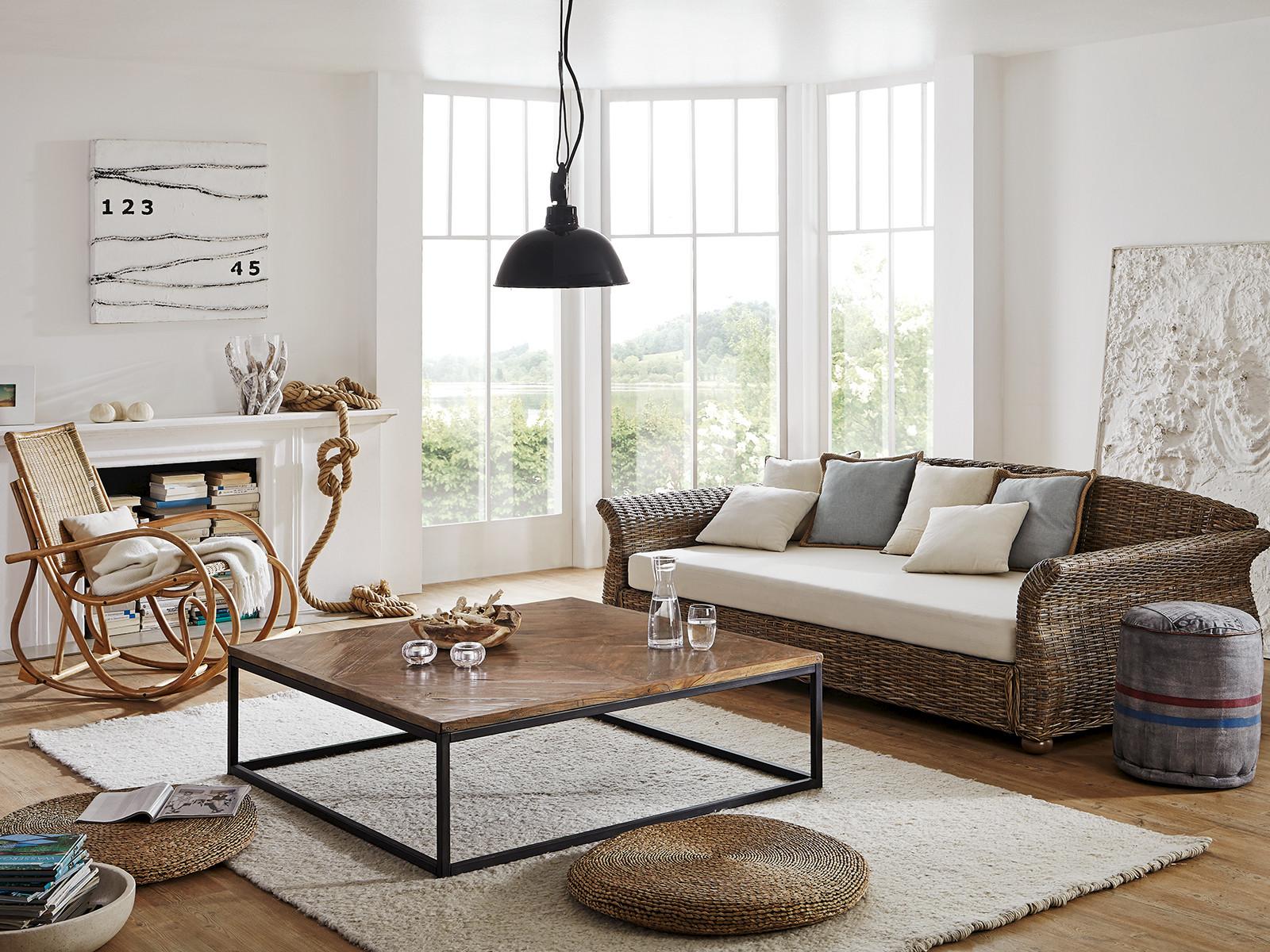 sofa vamita #wohnzimmer #rattansofa ©massivum • couch