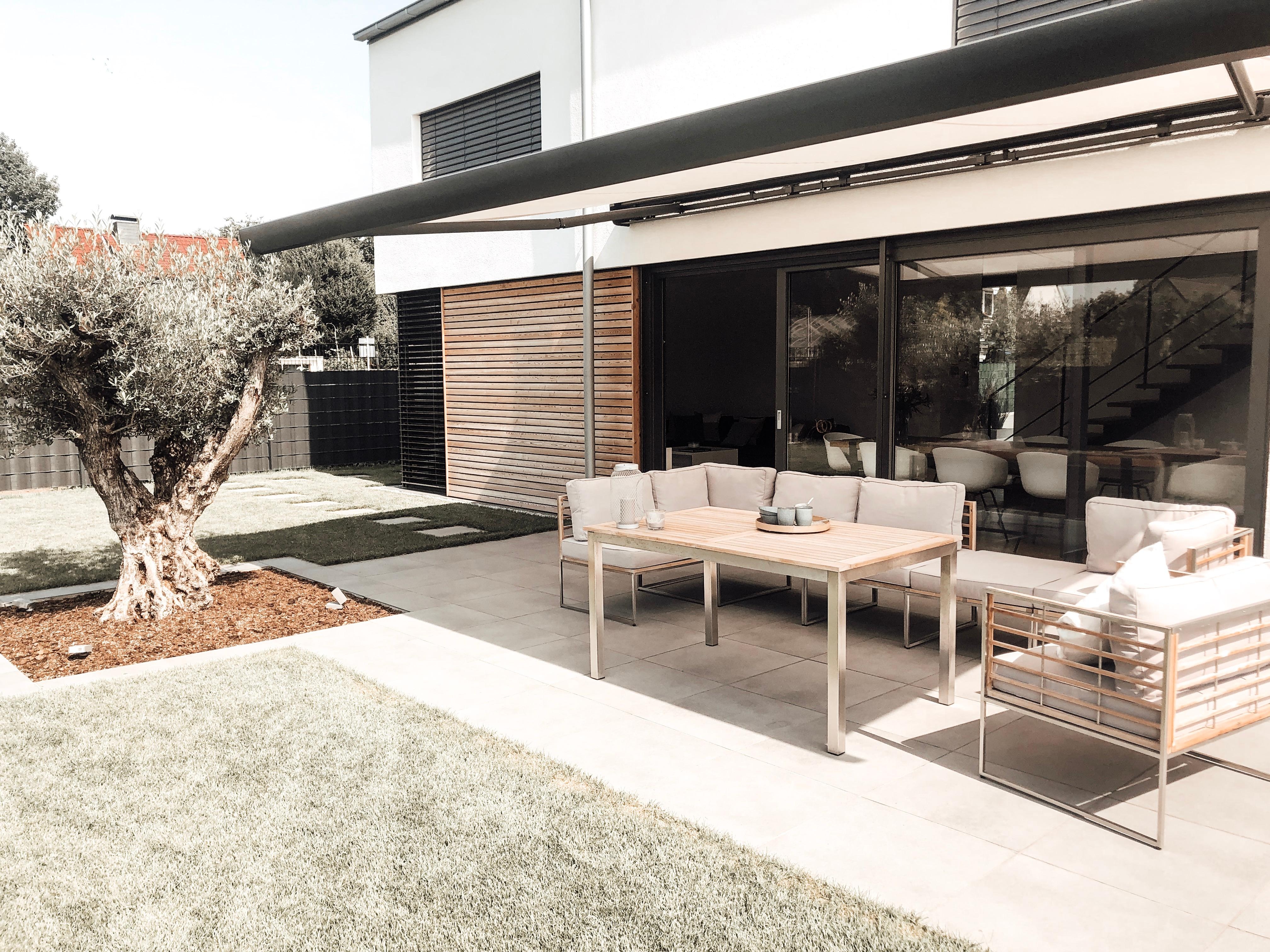 Sommer- und Outdoorliebe #olivenbaum #outdoor #lounge #chillaxing #garden #architektenhaus