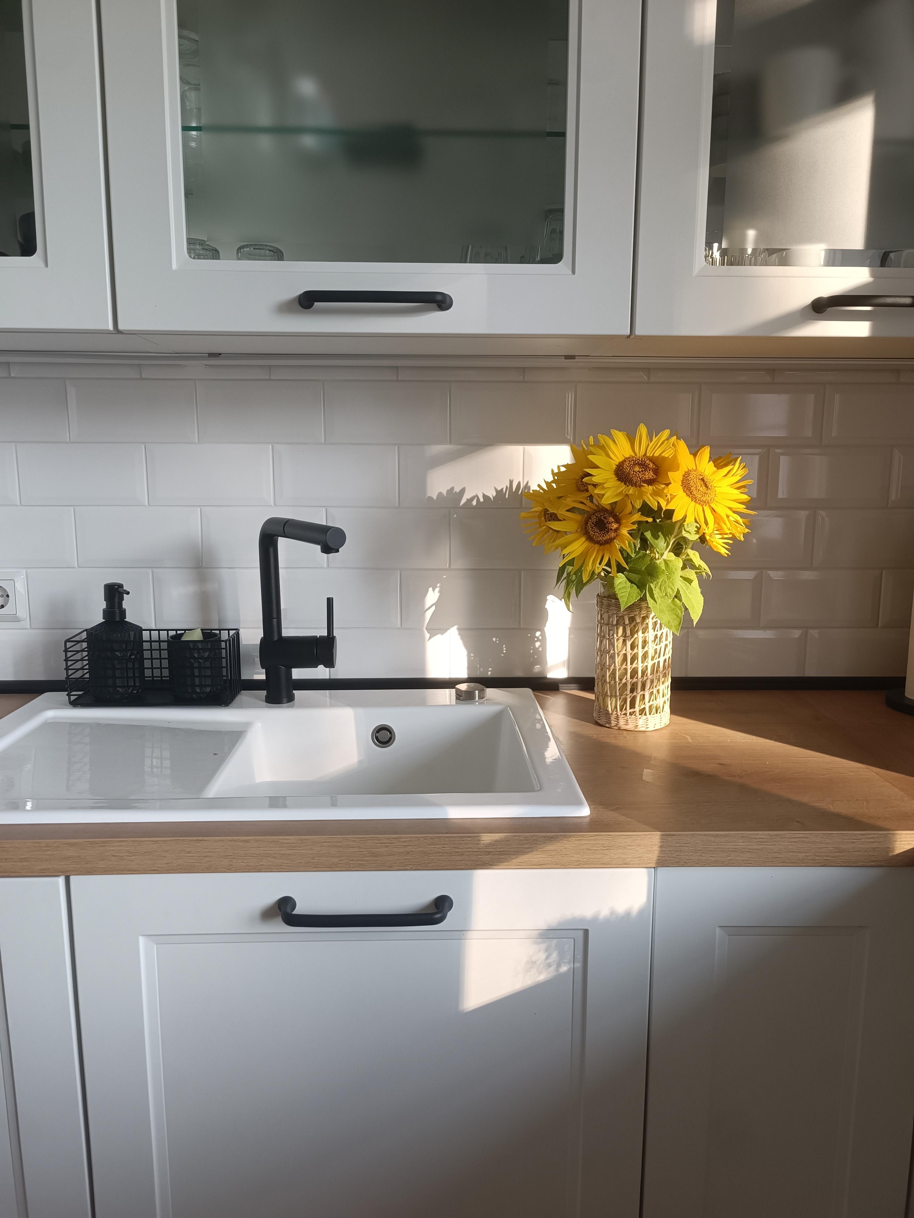 Sonnenblumen in der Küche ✨🌻 #sonnenblume #küche
