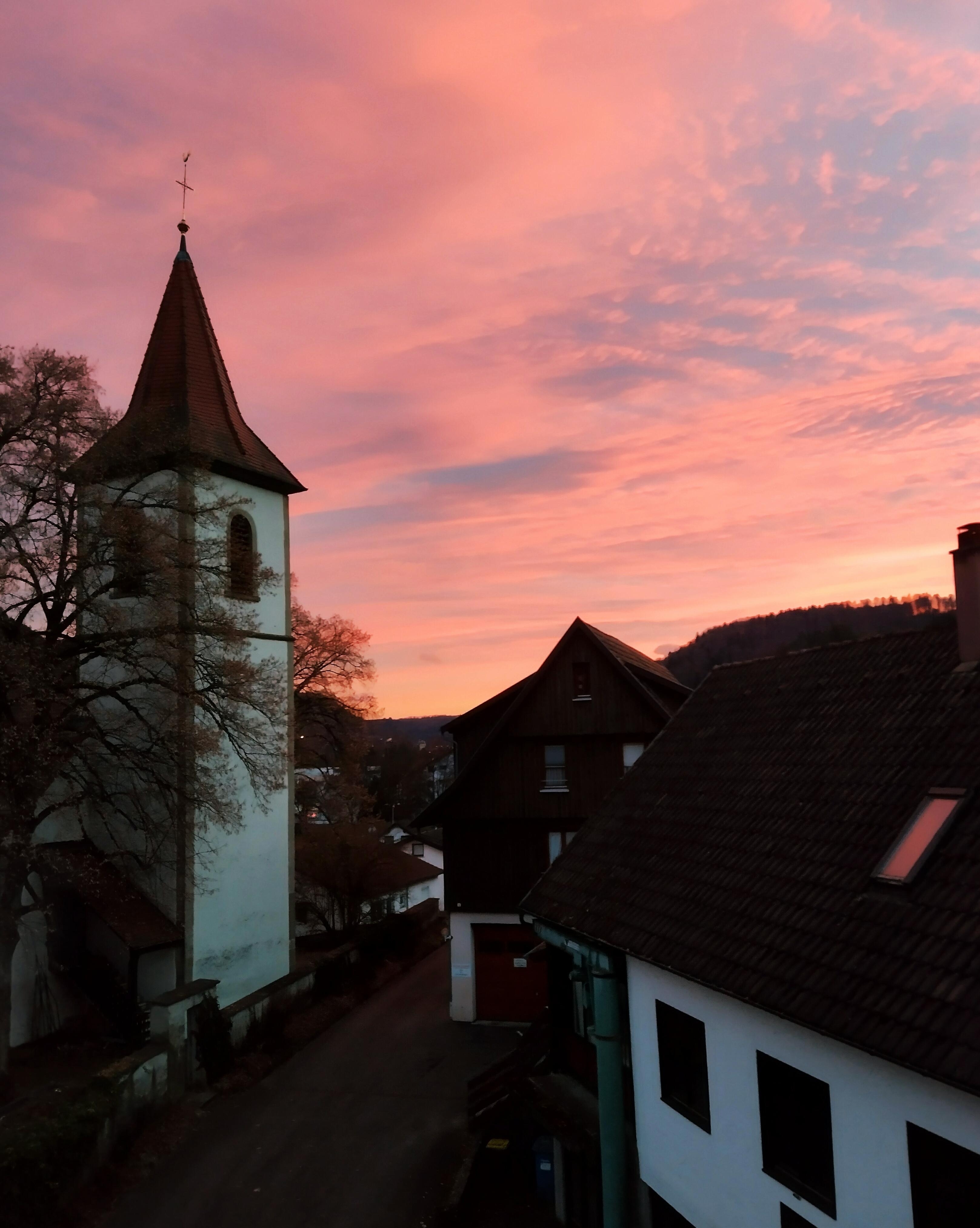 #sonnenuntergang #himmel #kirche #ausblick 