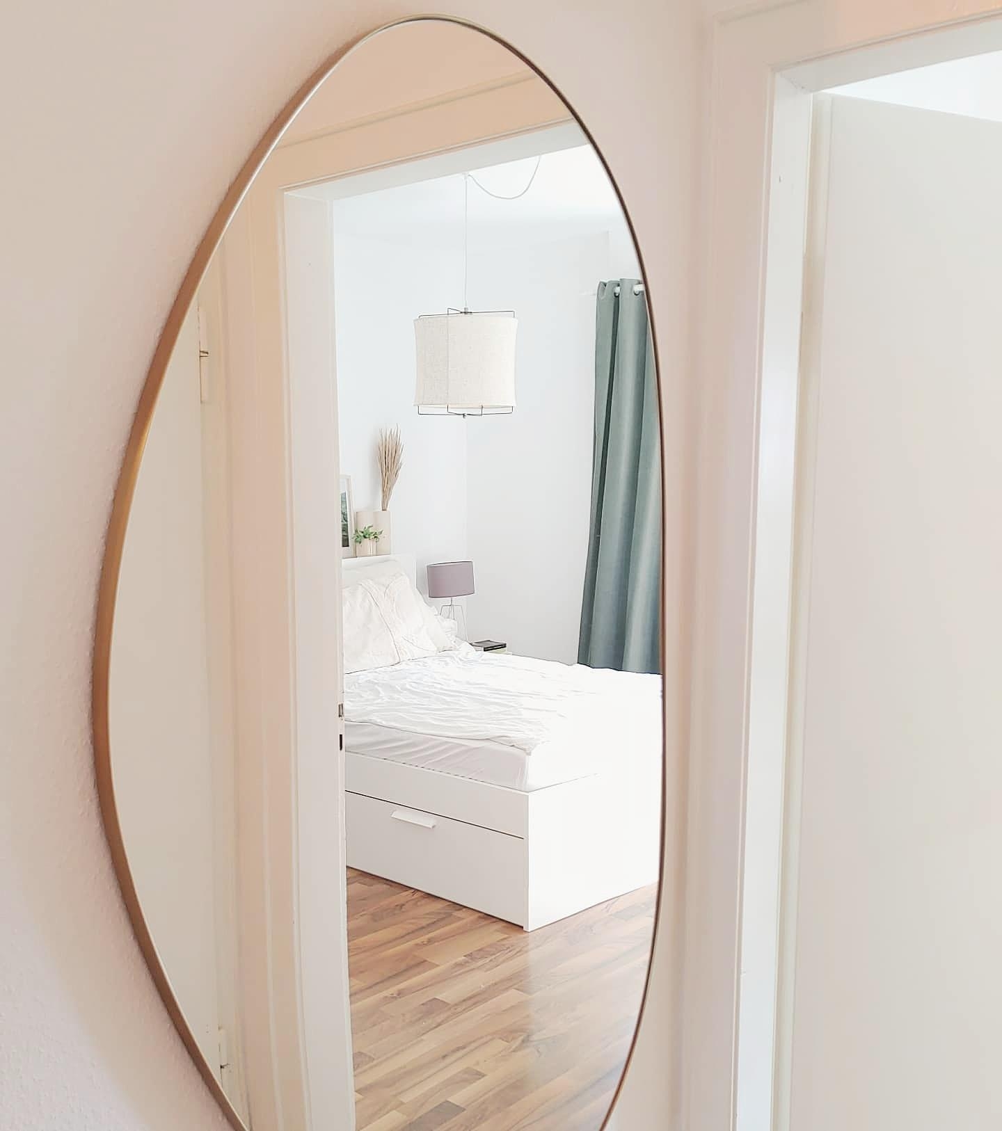 #spiegel #blickinsschlafzimmer #flur #wandgestaltung #scandi #boho #hygge #couchliebt #couchstyle