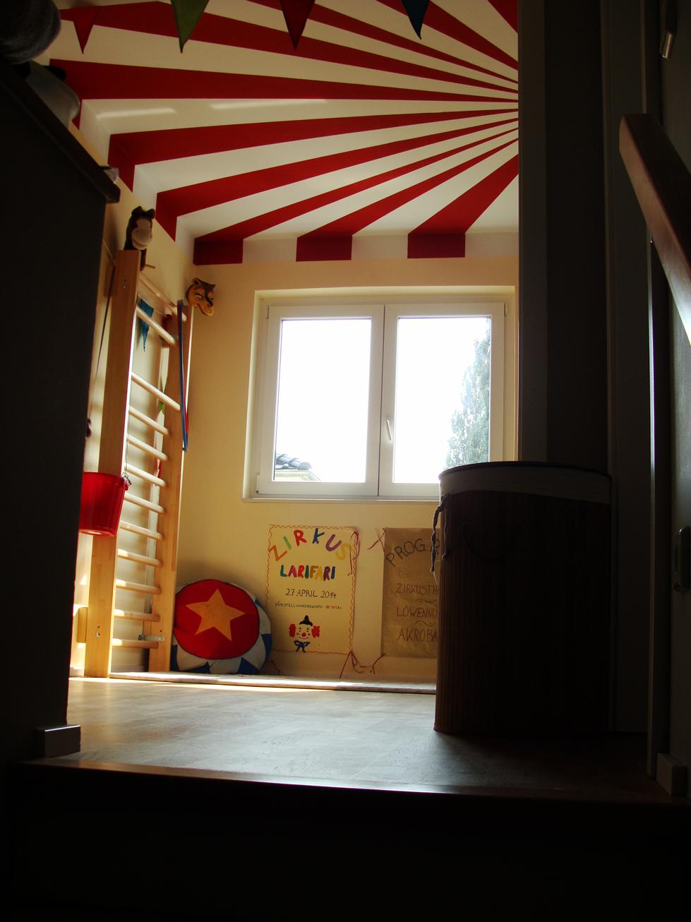 Spielzimmer Treppenansicht #hobbyraum #spielzimmer #zirkus ©Mareike Kühn
