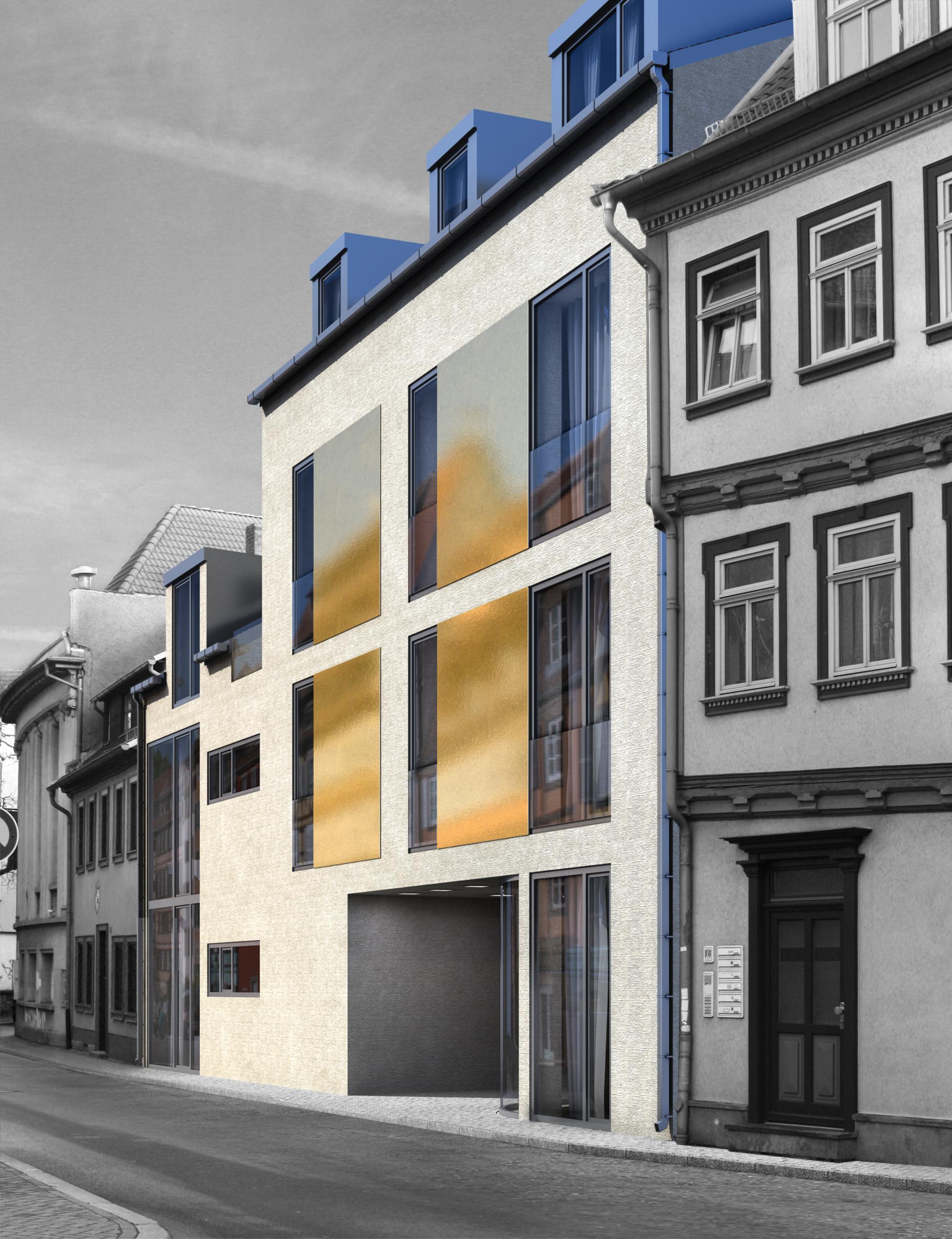 Stadthaus inmitten der Erfurter Altstadt #innenarchitektur ©www.planungsgruppe-korb.de
