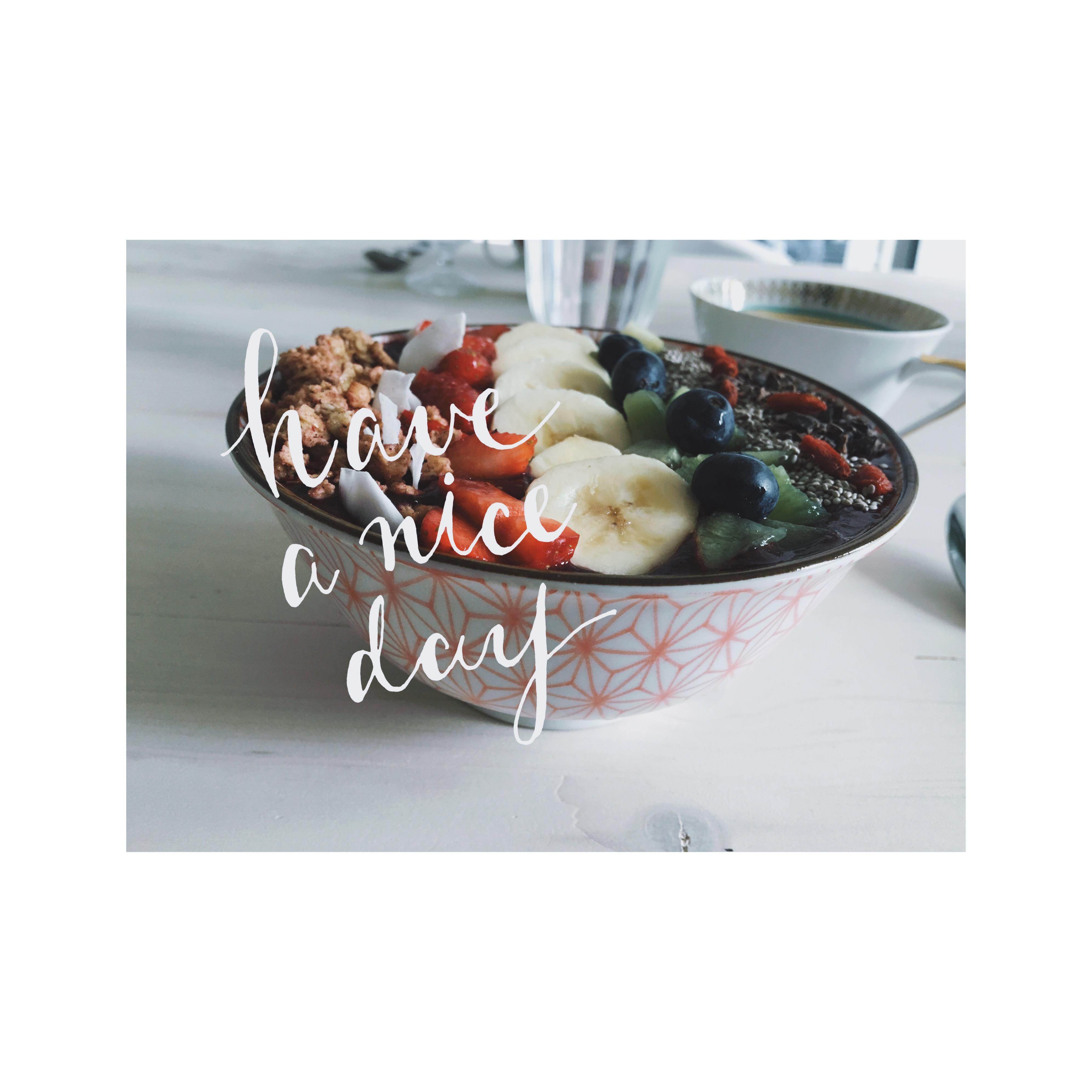 starting the day right #acaibowl #home #vondirinspiriert #food