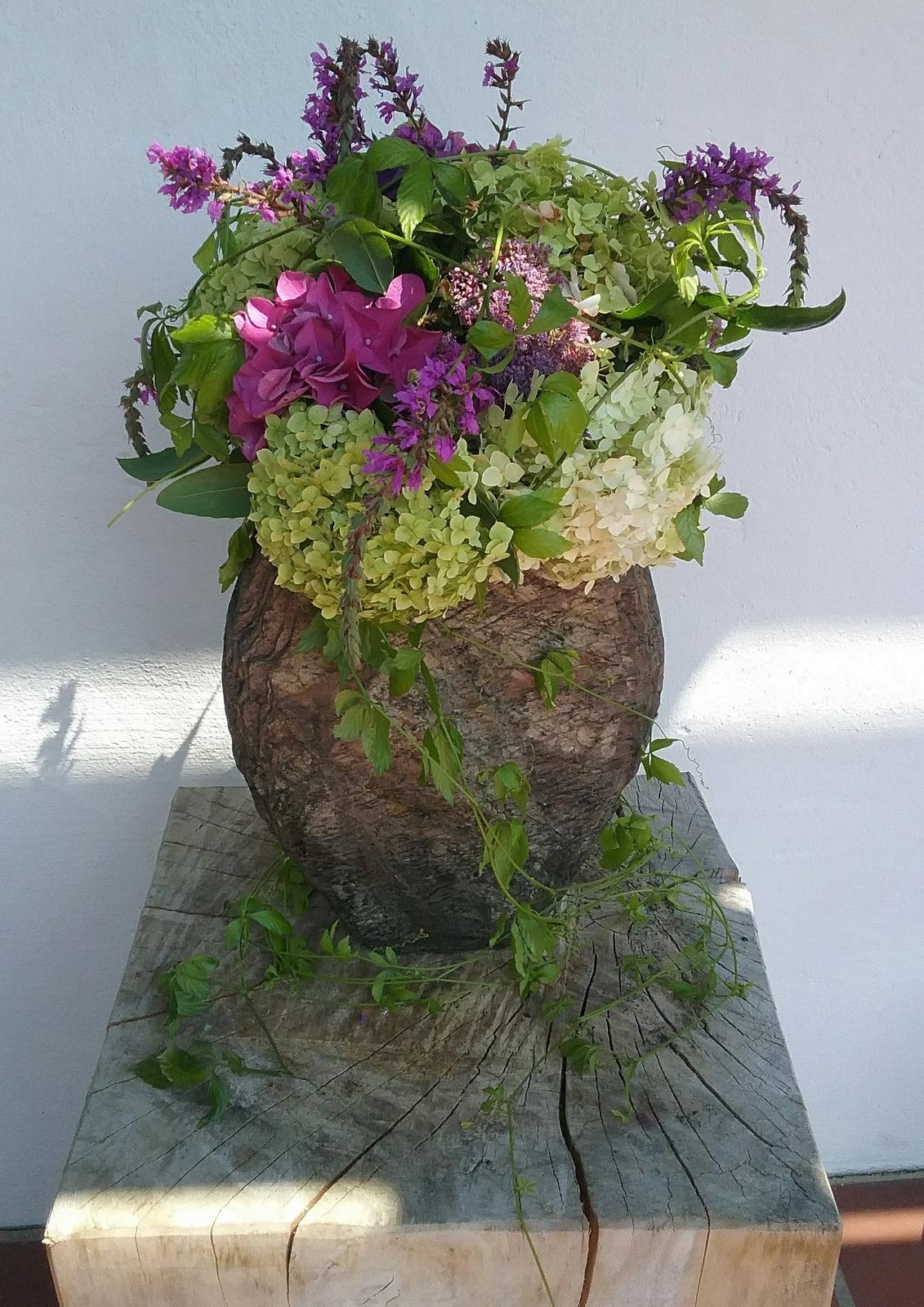 #Steinvase #Gartenblumen #Tischdeko #Natursteinvase #Vase #Tischvase verschiedenen #Größen #Formen