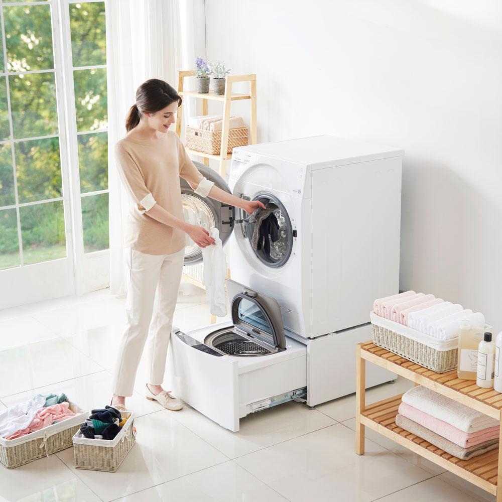 Stell dir vor, du könntest deine Zeit verdoppeln: Zwei Waschladungen gleichzeitig? Kein Problem! #LetsTwashIt