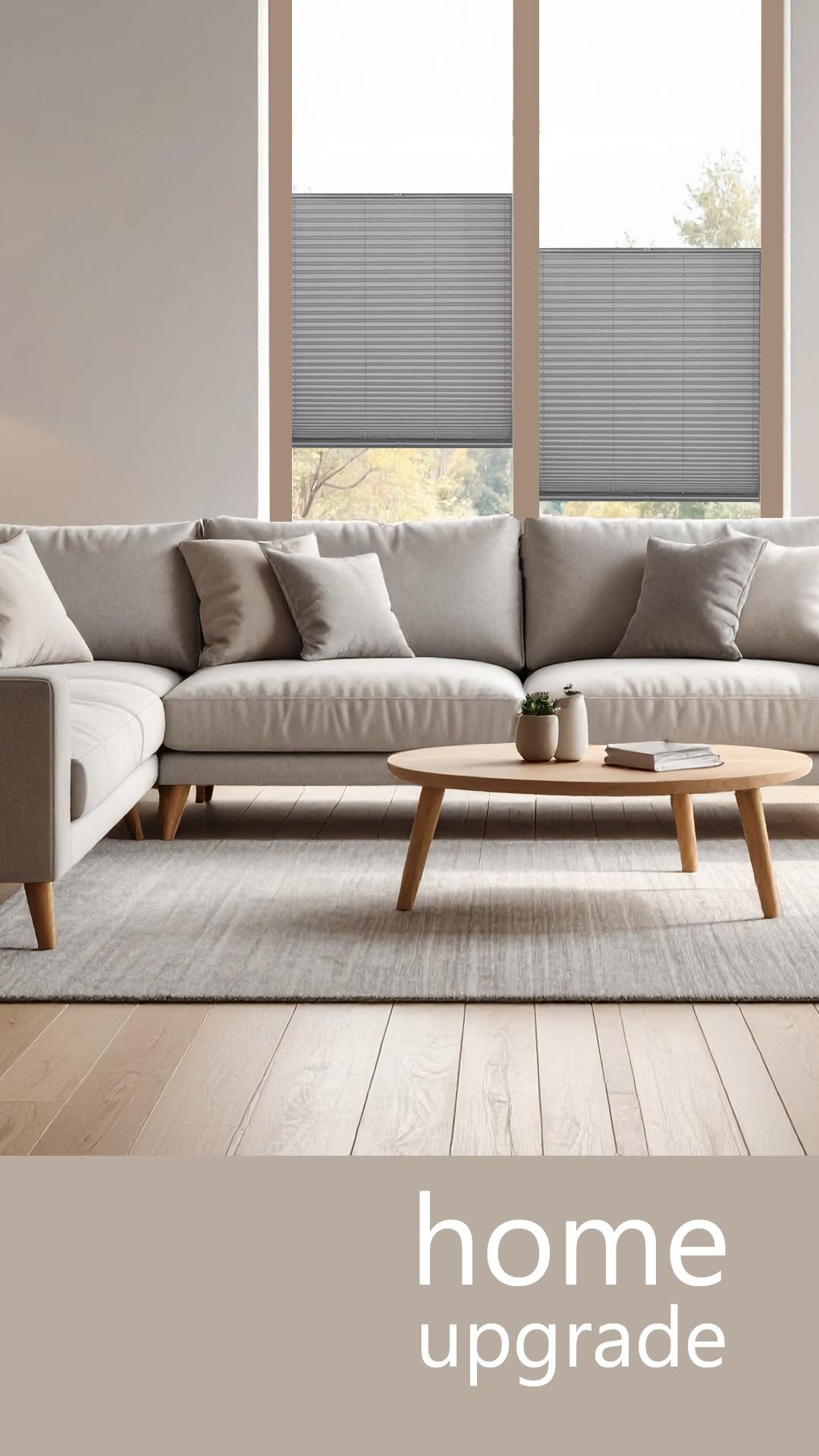 Stilvolles Licht, flexible Lichtsteuerung, ästhetische Raumwirkung, langlebige Qualität. Faltenschöne Plissees im Wunschmaß.
#skandistyle #plissee #wohnzimmer