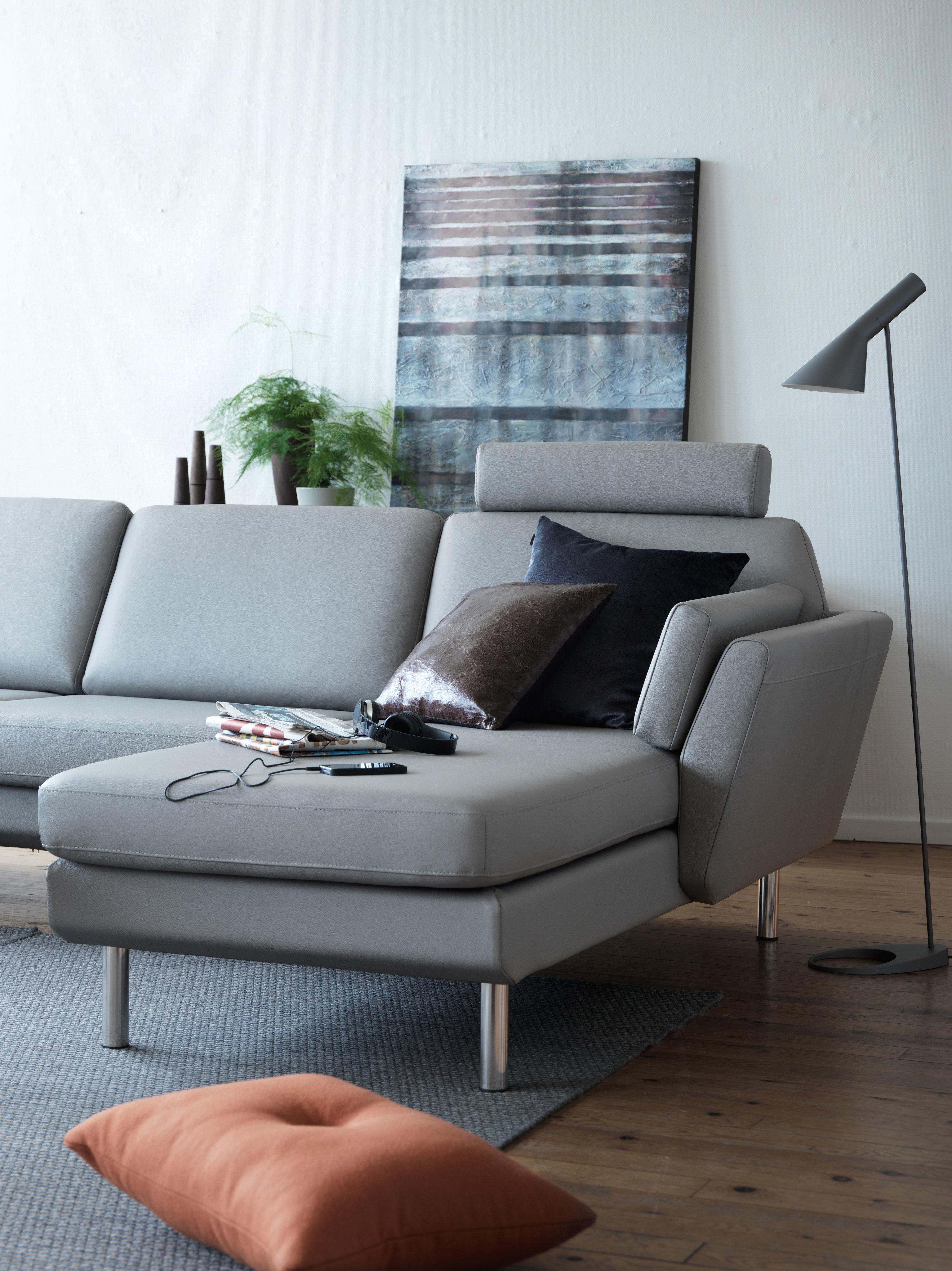 Stressless LOUNGE - skandinavisches Design trifft auf Comfort #ecksofa #récamiere #sofa #grauessofa #wohnlandschaft ©Stressless, Ekornes ASA