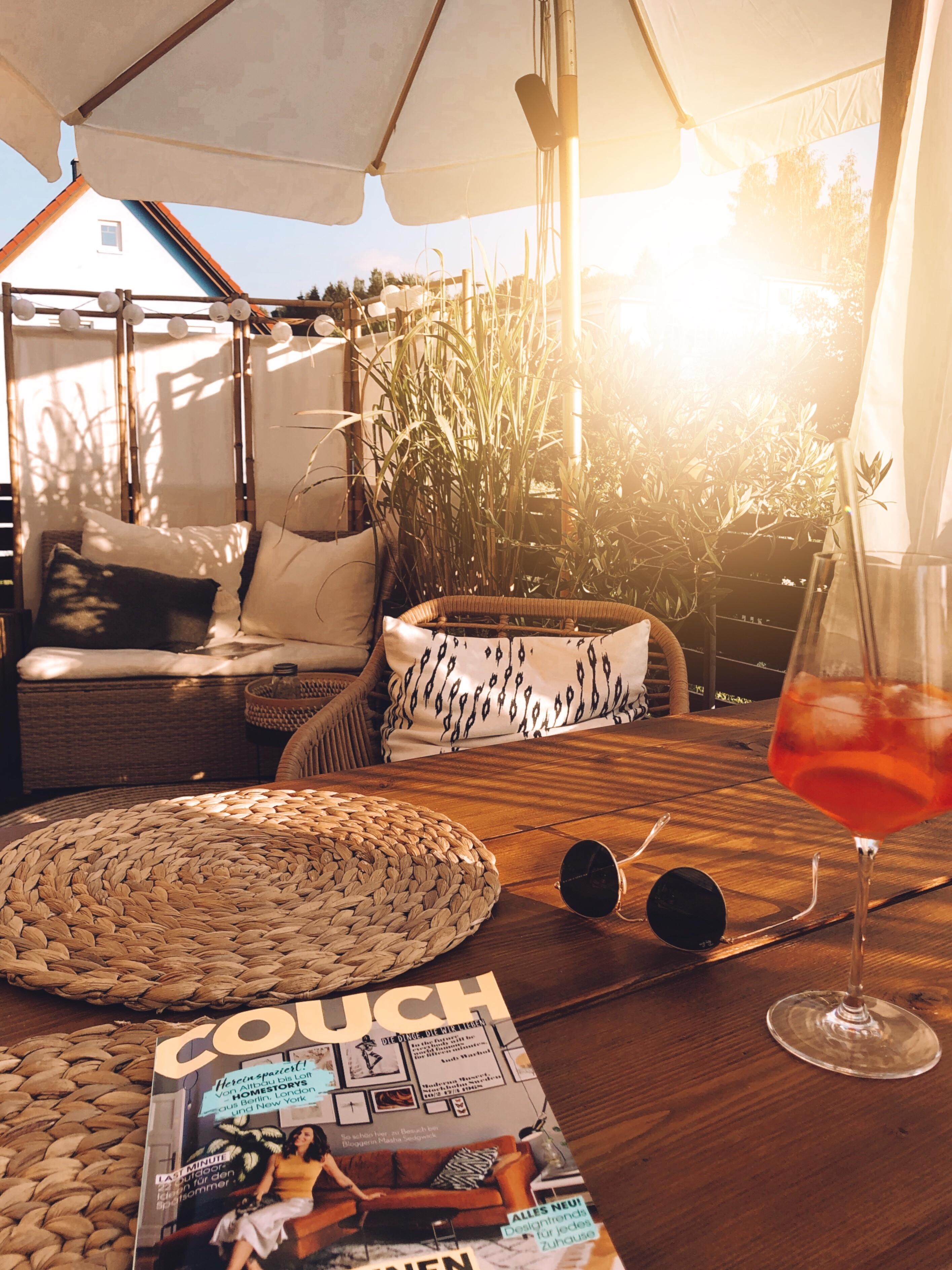 Summer Feeling ☀️🍹☺️ #summer #balkonien #aperol #couchmagazin