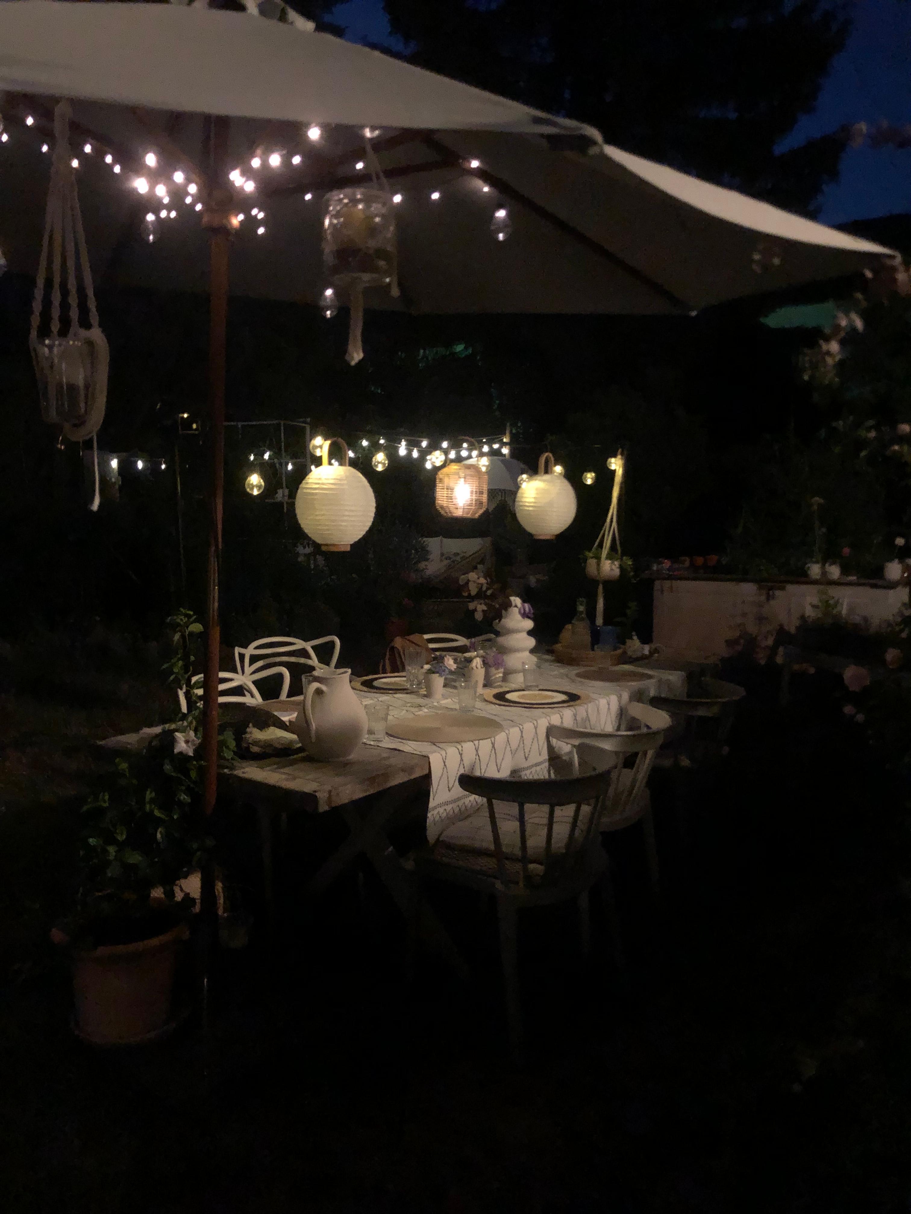 Summer nights 
#outdoorliving #summernight #outdoorbeleuchtung #meingarten
