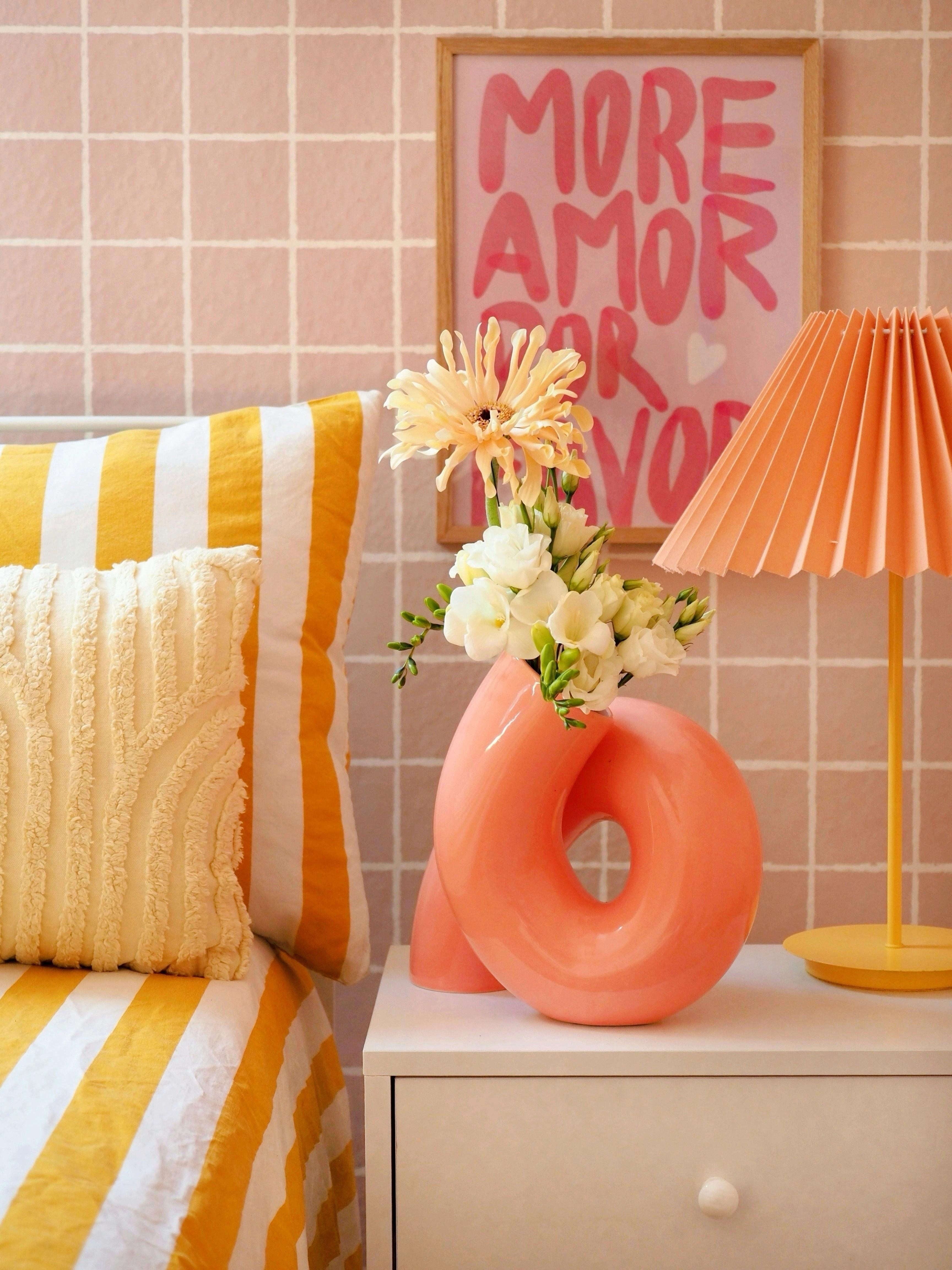 SUN.DAY #peach #peachfuzz #colorfulhomedecor 