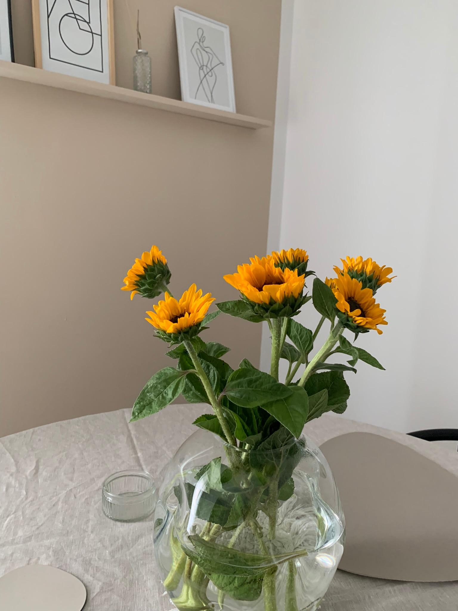 #sunflower #sonnenblumen #home #hmhome #couchmagazin #meinzuhause #interiorliebe #minimalism 