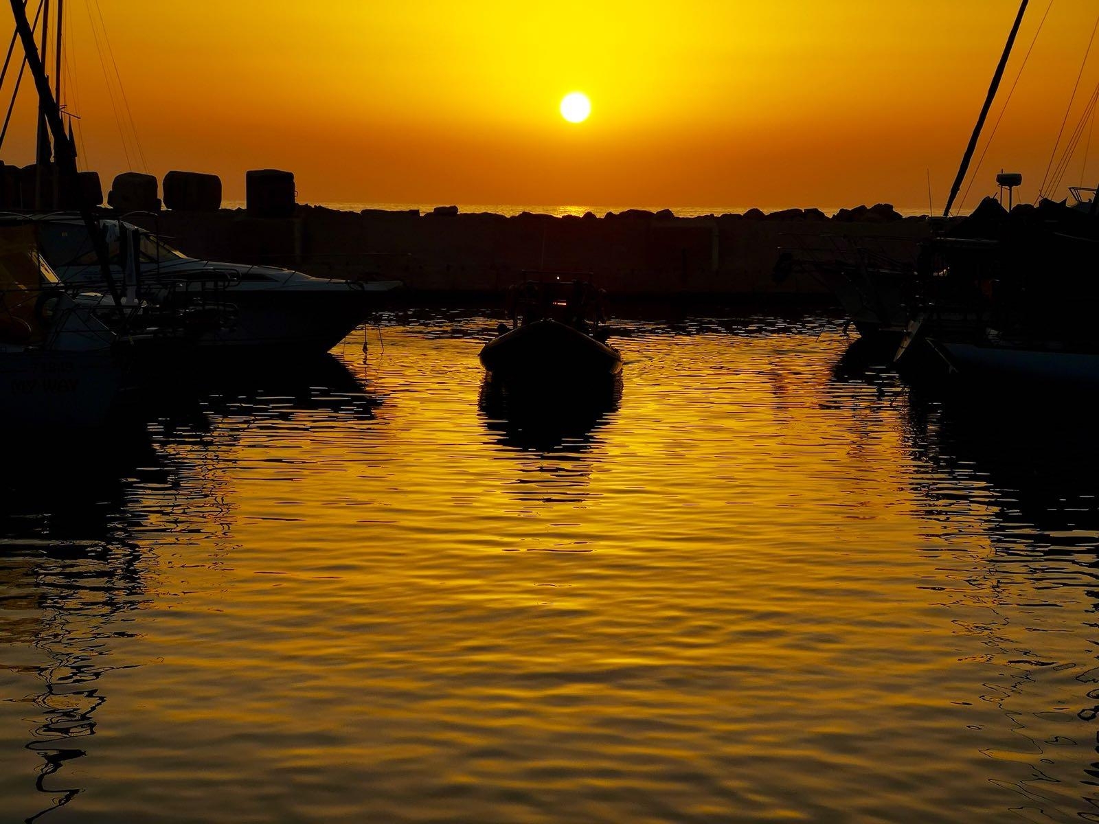 #Sunset#Sommer#Hafen#Telaviv