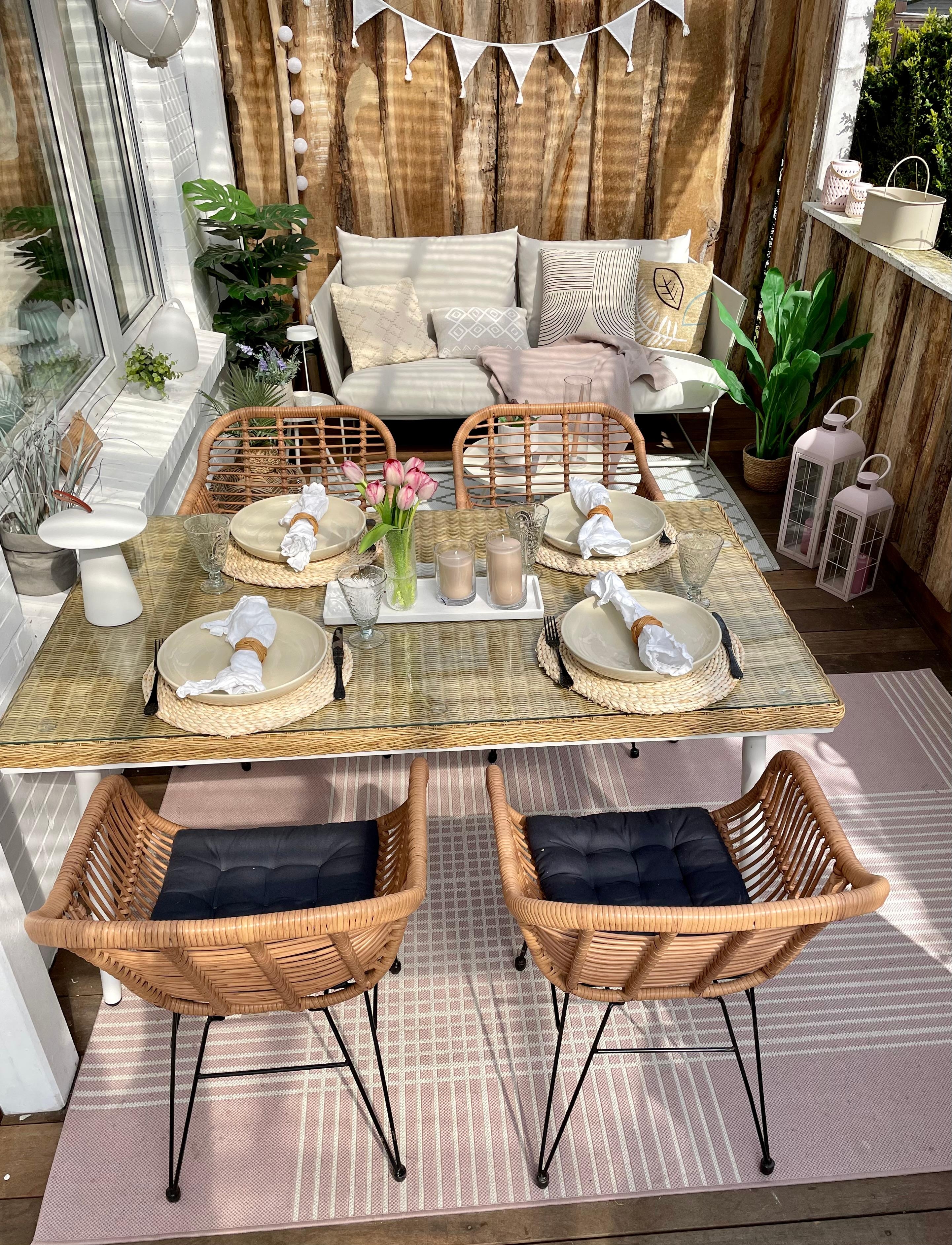Table Setting für die #terrasse #tablesetting #outdoor #COUCHstyle #couchmagazin